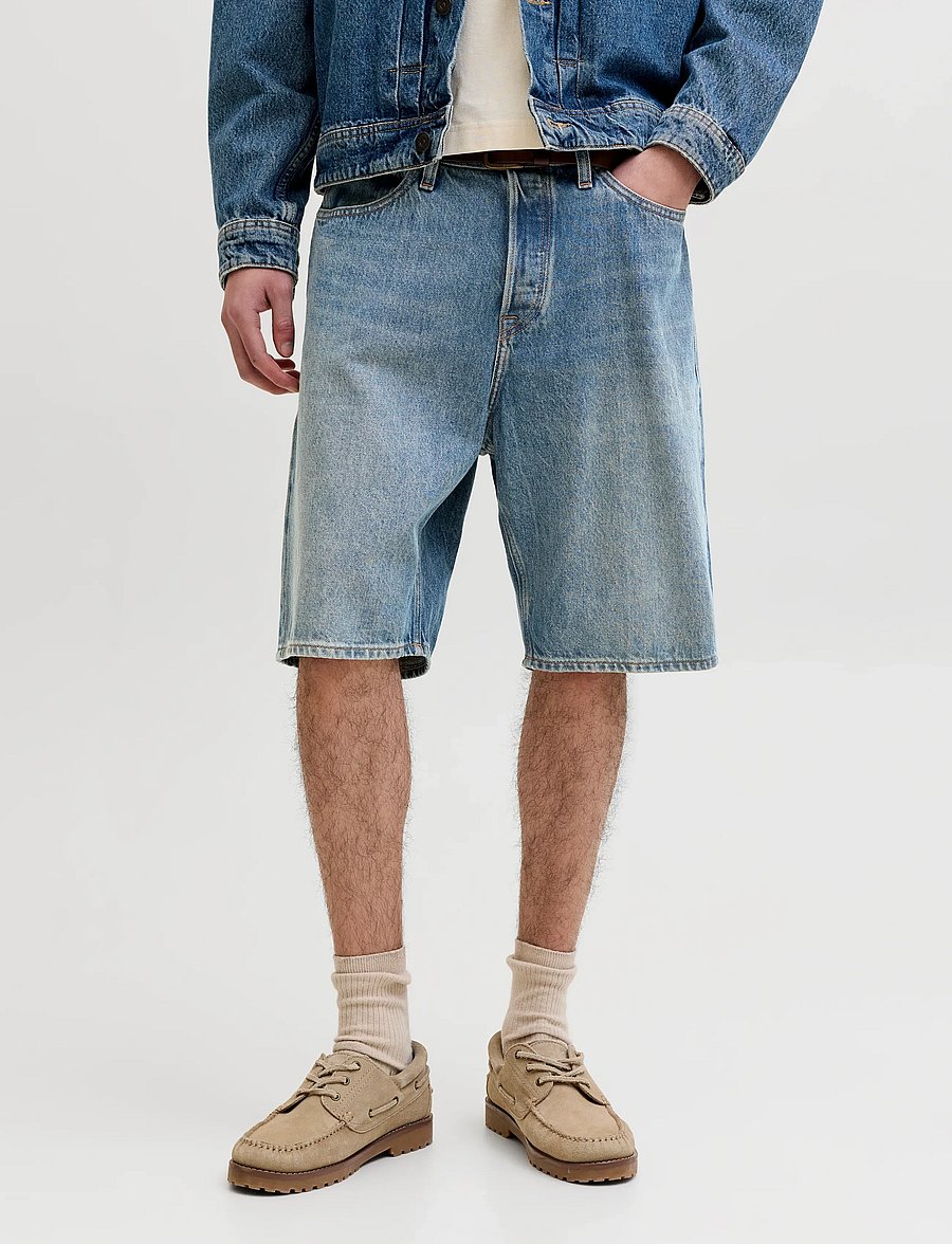 Jack & Jones - JJIALEX JJCLASSIC SHORTS AM 300 SN - jorts - blue denim - 0
