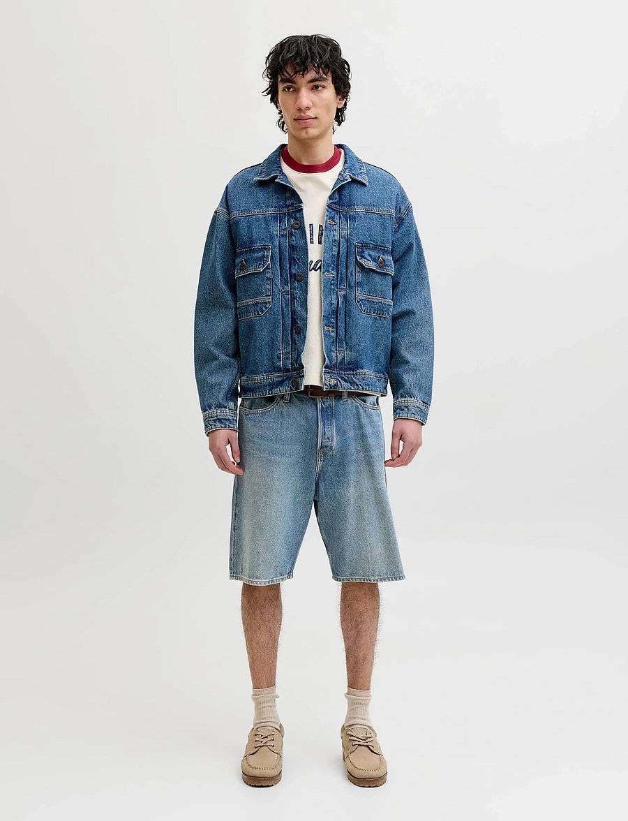 Jack & Jones - JJIALEX JJCLASSIC SHORTS AM 300 SN - jorts - blue denim - 4