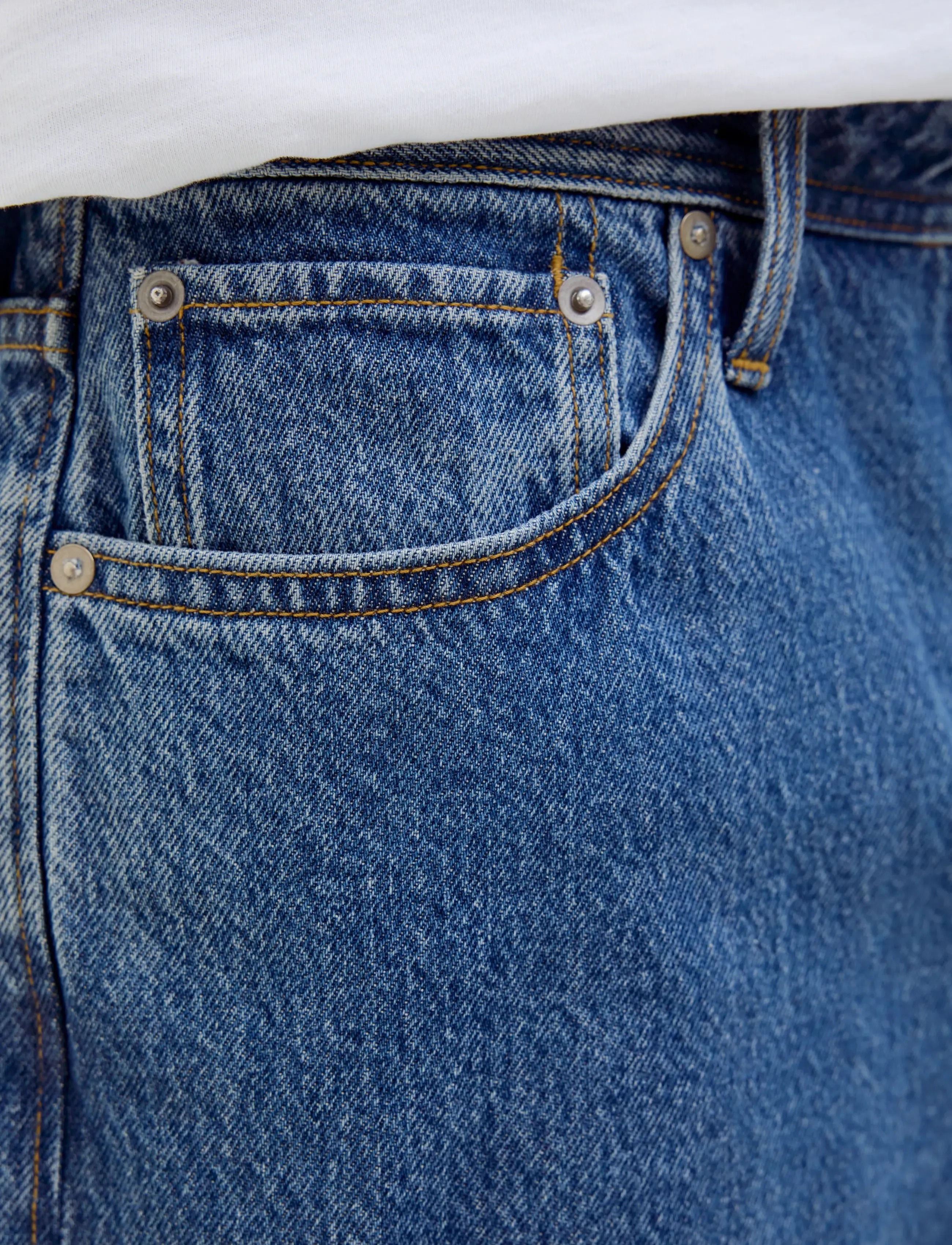 Jack & Jones - JJIALEX JJCLASSIC SHORTS AM 300 SN - džinsiniai šortai - blue denim - 5