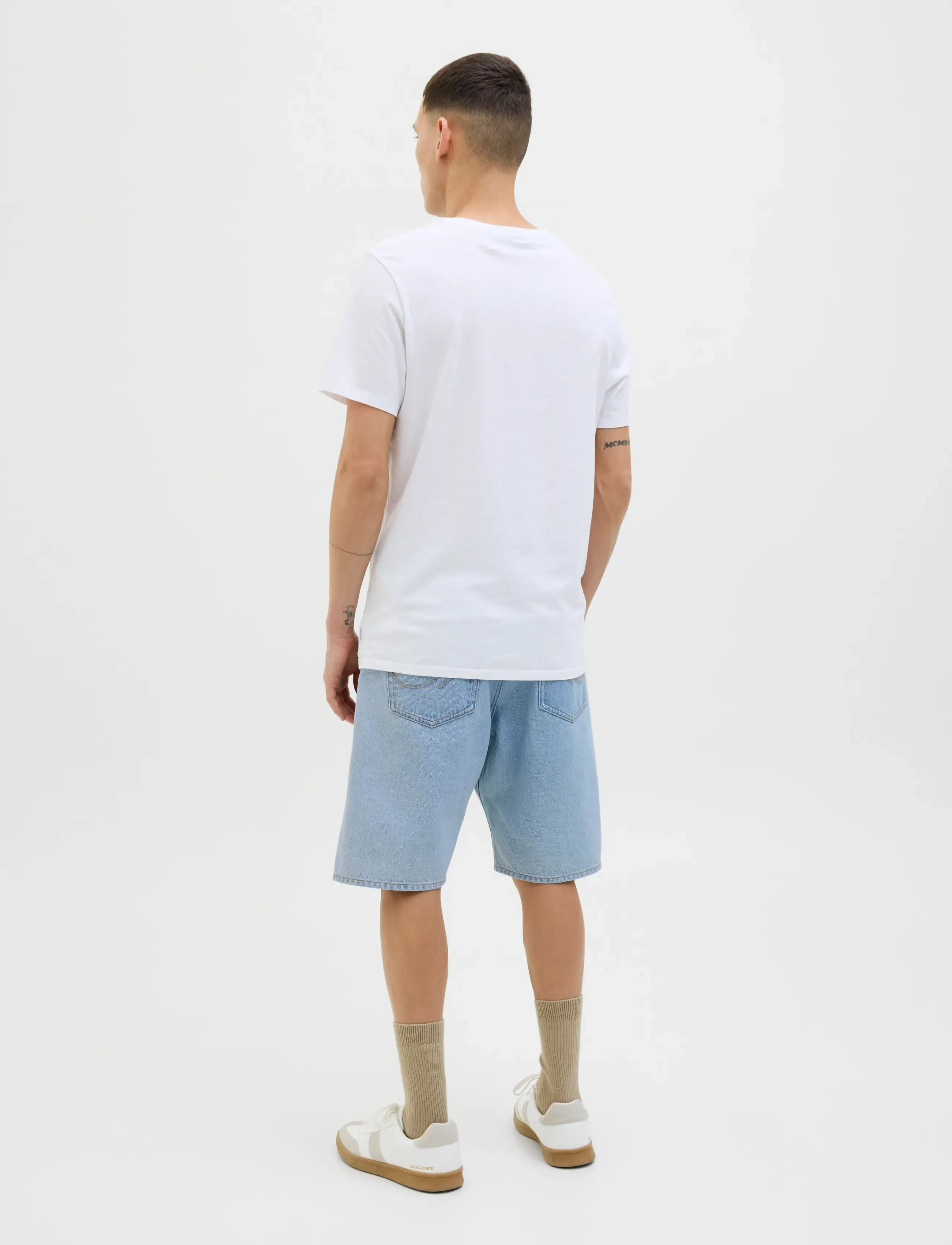 Jack & Jones - JJIALEX JJCLASSIC SHORTS AM 300 SN - short en jean - blue denim - 3