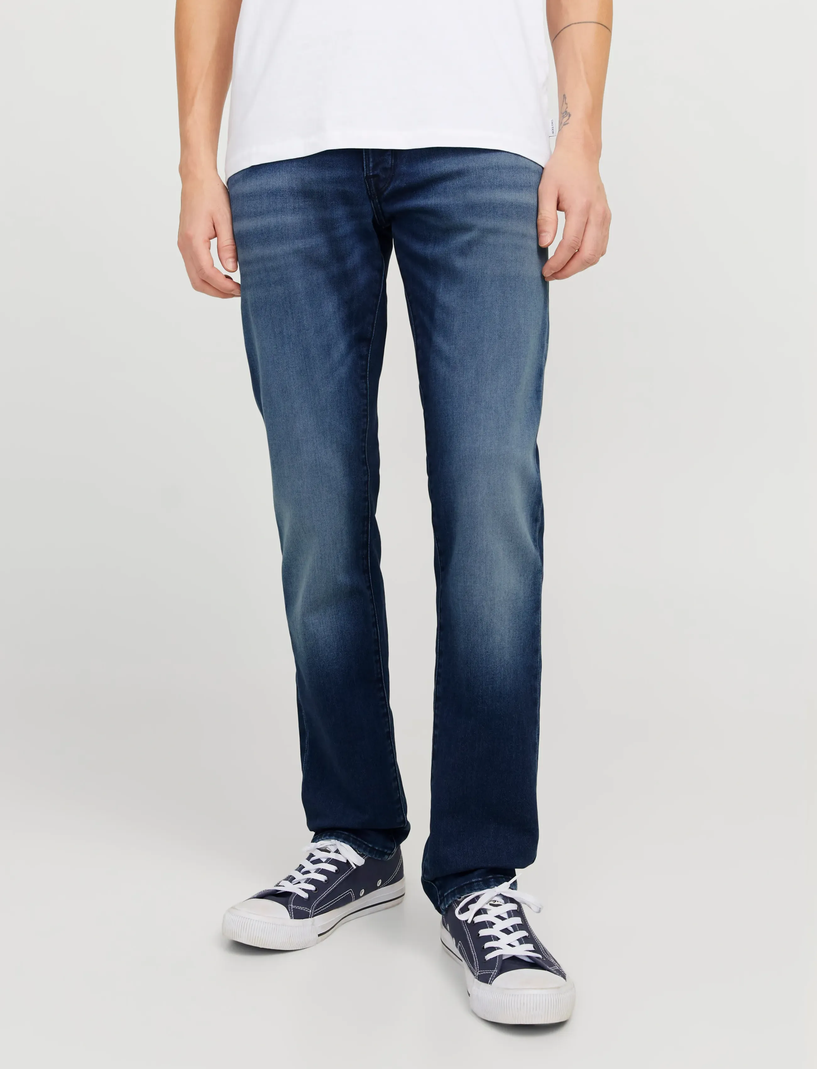 Jack & Jones - JJIMIKE JJFOX I.K. GE 424 NOOS - regular jeans - blue denim - 0