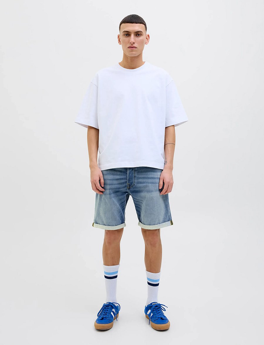 Jack & Jones - JJIRICK JJICON I.K. SHORTS GE 129 SN - jorts - blue denim - 4
