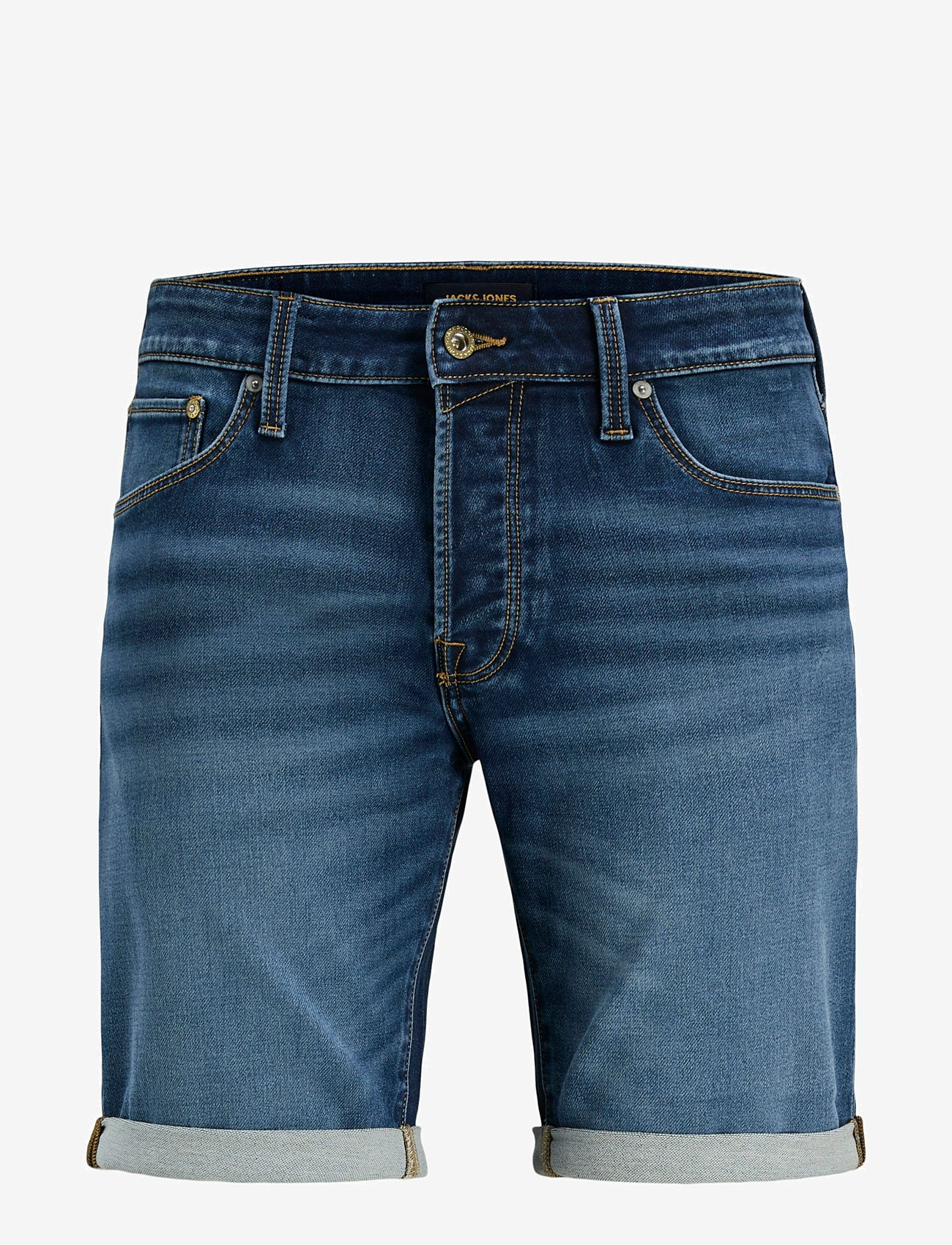 Jack & Jones - JJIRICK JJICON I.K. SHORTS GE 132 SN - jeans shorts - blue denim - 1