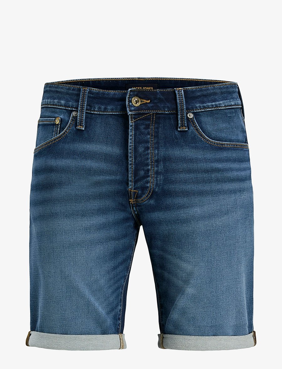 Jack & Jones - JJIRICK JJICON I.K. SHORTS GE 132 SN - short en jean - blue denim - 1