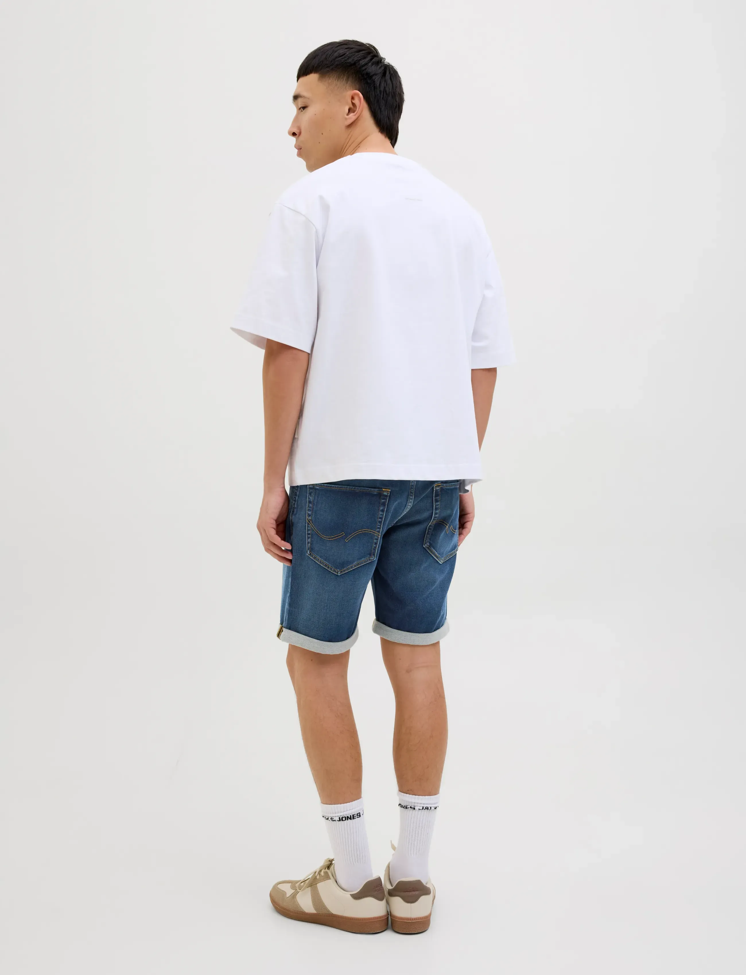 Jack & Jones - JJIRICK JJICON I.K. SHORTS GE 132 SN - short en jean - blue denim - 3