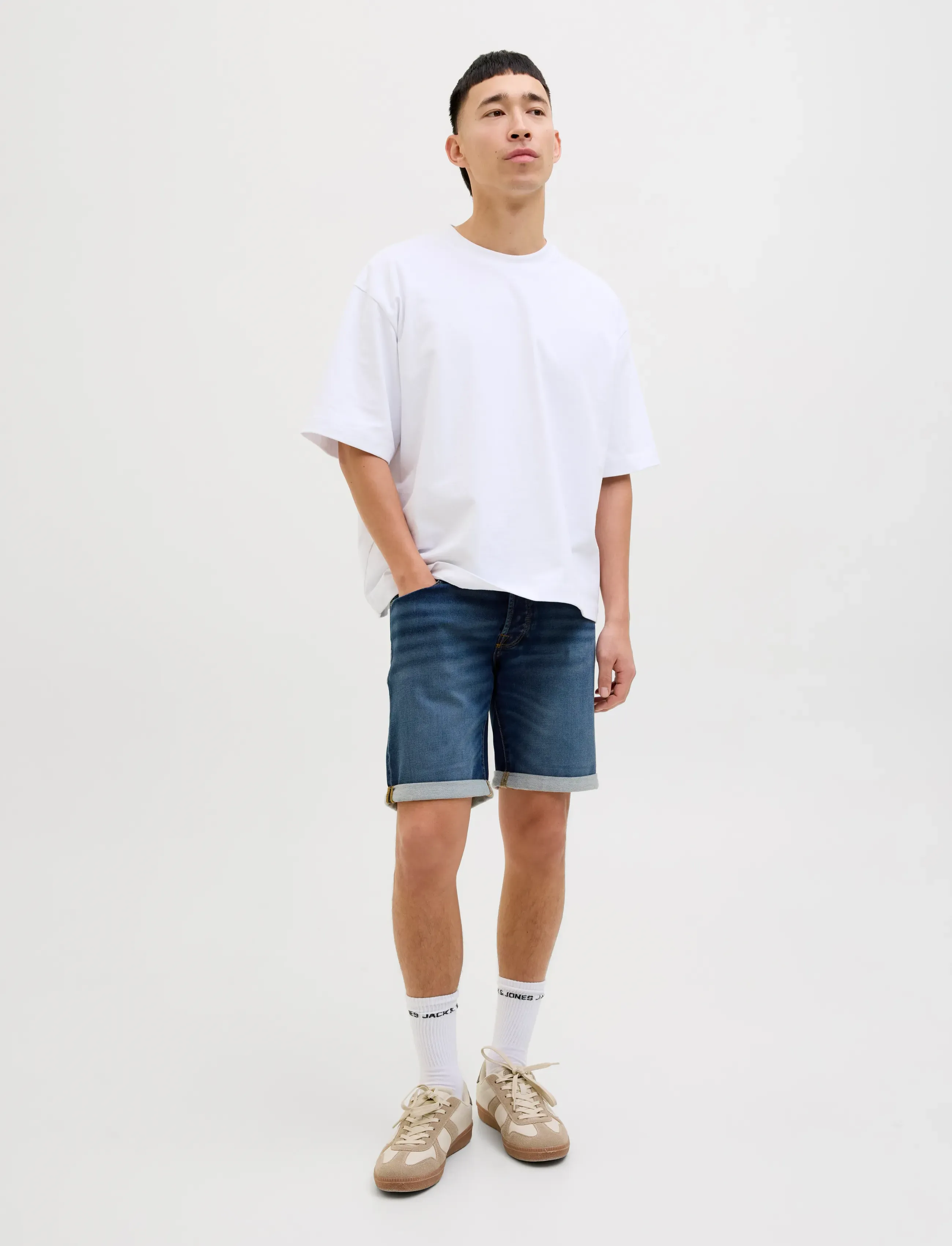 Jack & Jones - JJIRICK JJICON I.K. SHORTS GE 132 SN - short en jean - blue denim - 4