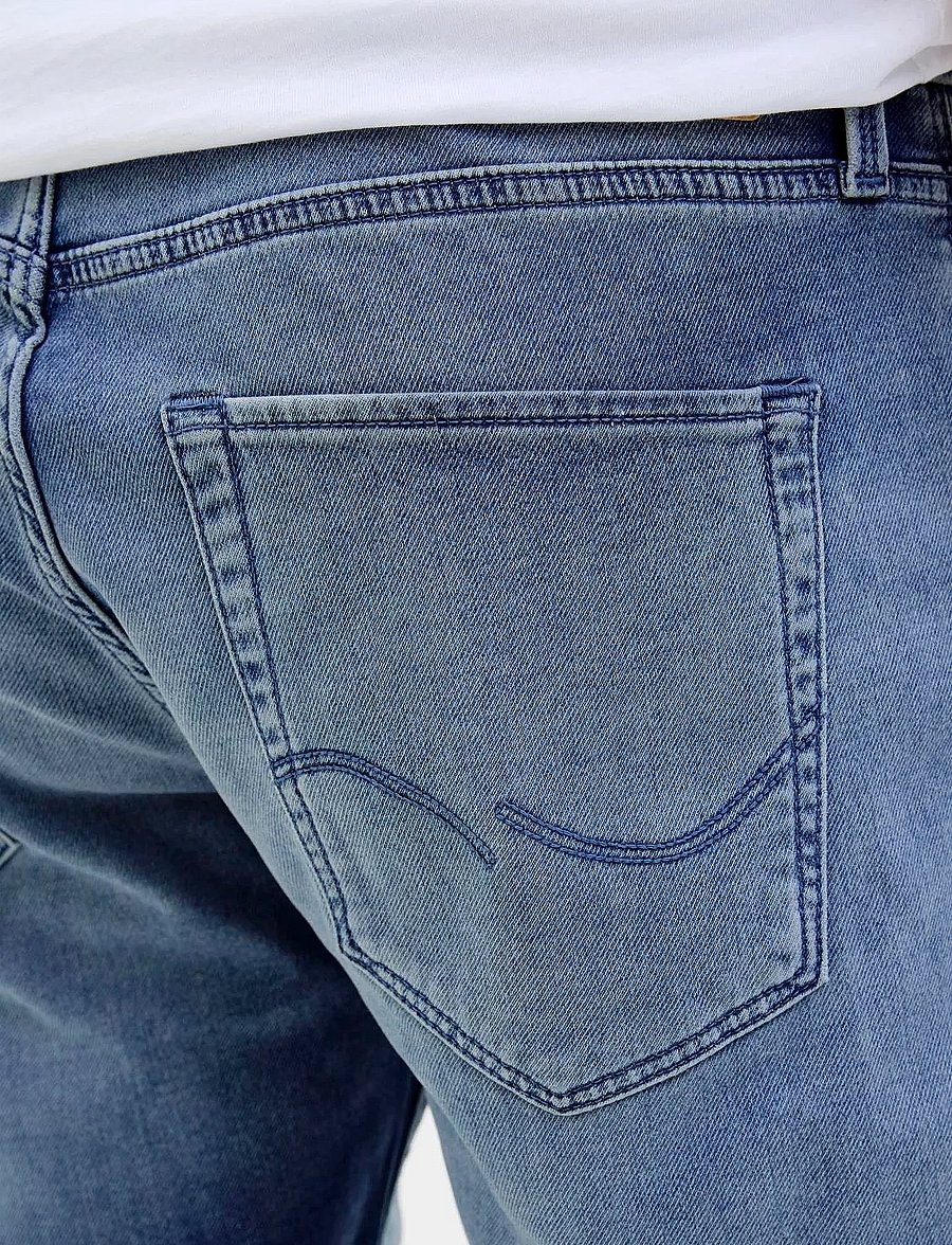 Jack & Jones - JJIRICK JJICON I.K. SHORTS GE 136 SN - short en jean - blue denim - 4