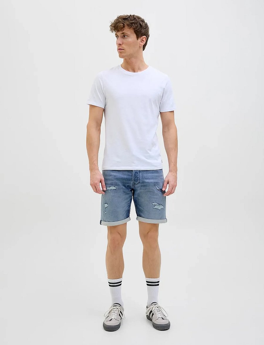 Jack & Jones - JJIRICK JJICON I.K. SHORTS GE 136 SN - short en jean - blue denim - 5