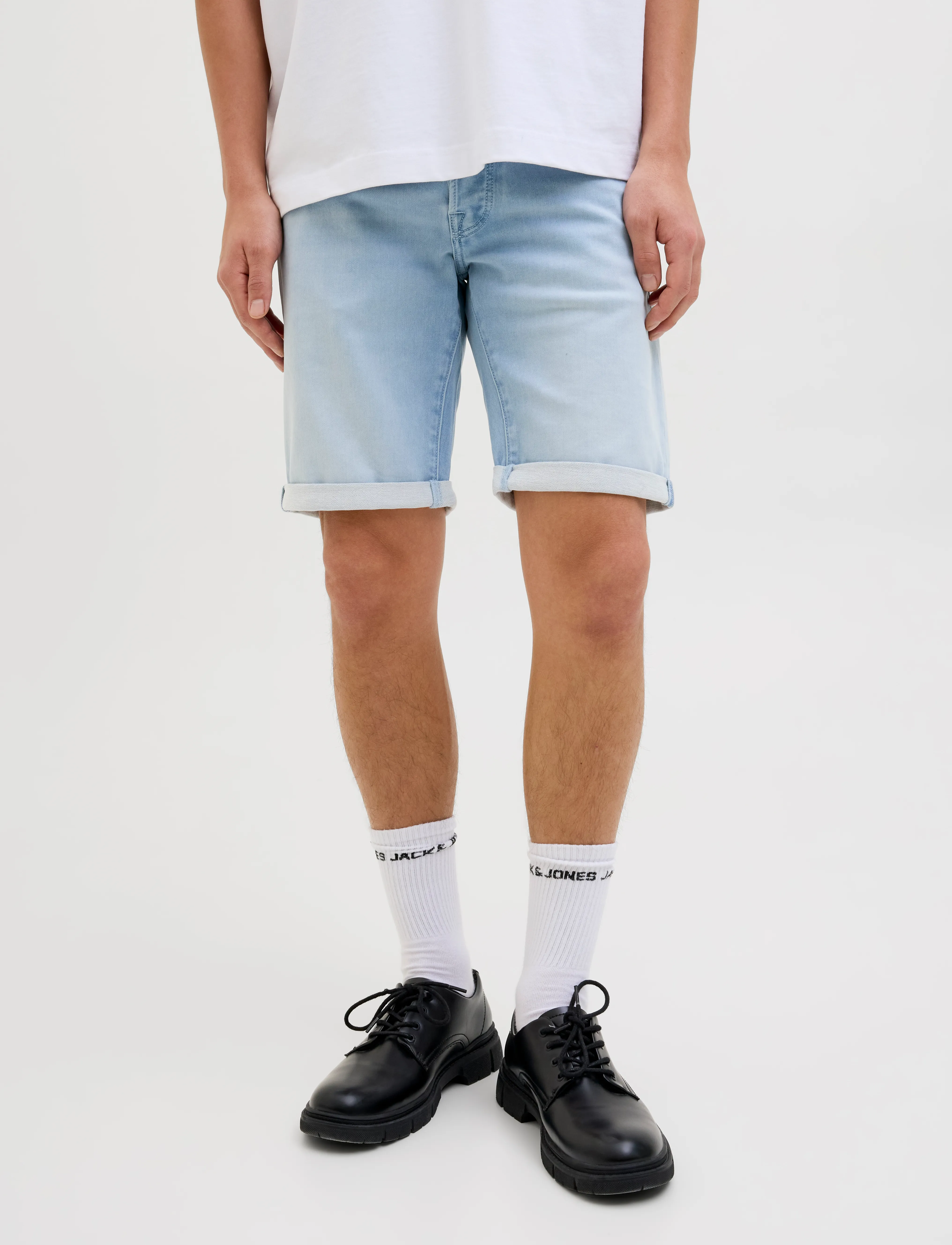 Jack & Jones JJIRICK JJICON I.K. SHORTS GE 118 SN - Kollektionen - BLUE DENIM / blue