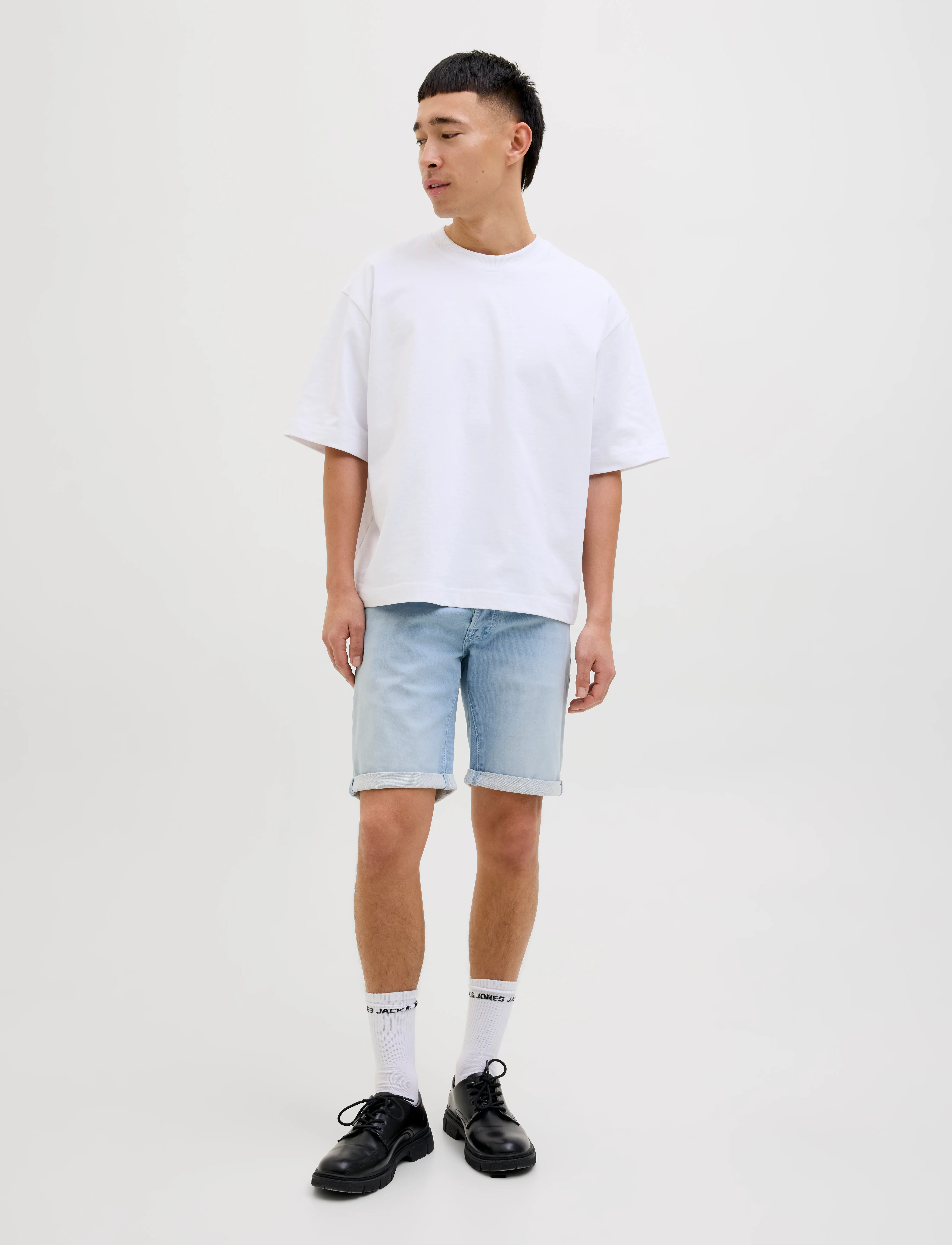 Jack & Jones - JJIRICK JJICON I.K. SHORTS GE 118 SN - short en jean - blue denim - 4