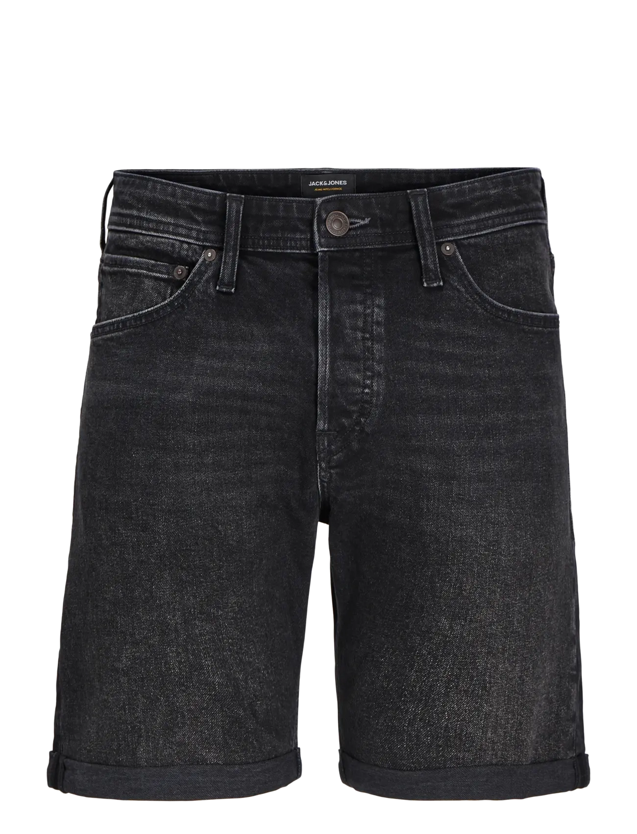 Jack & Jones JJIRICK JJORIGINAL SHORTS AM 360 SN - Angebote - BLACK DENIM / black