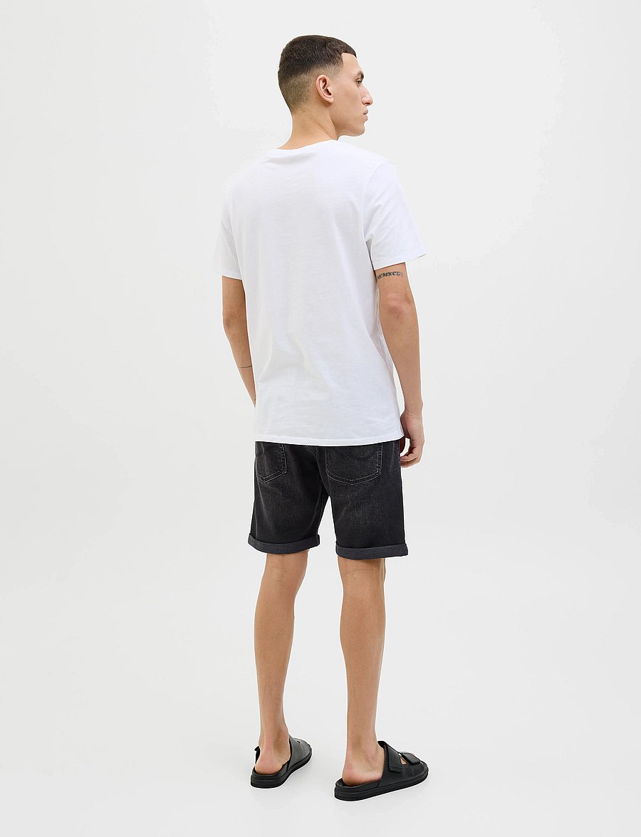 Jack & Jones - JJIRICK JJORIGINAL SHORTS AM 360 SN - jorts - black denim - 3