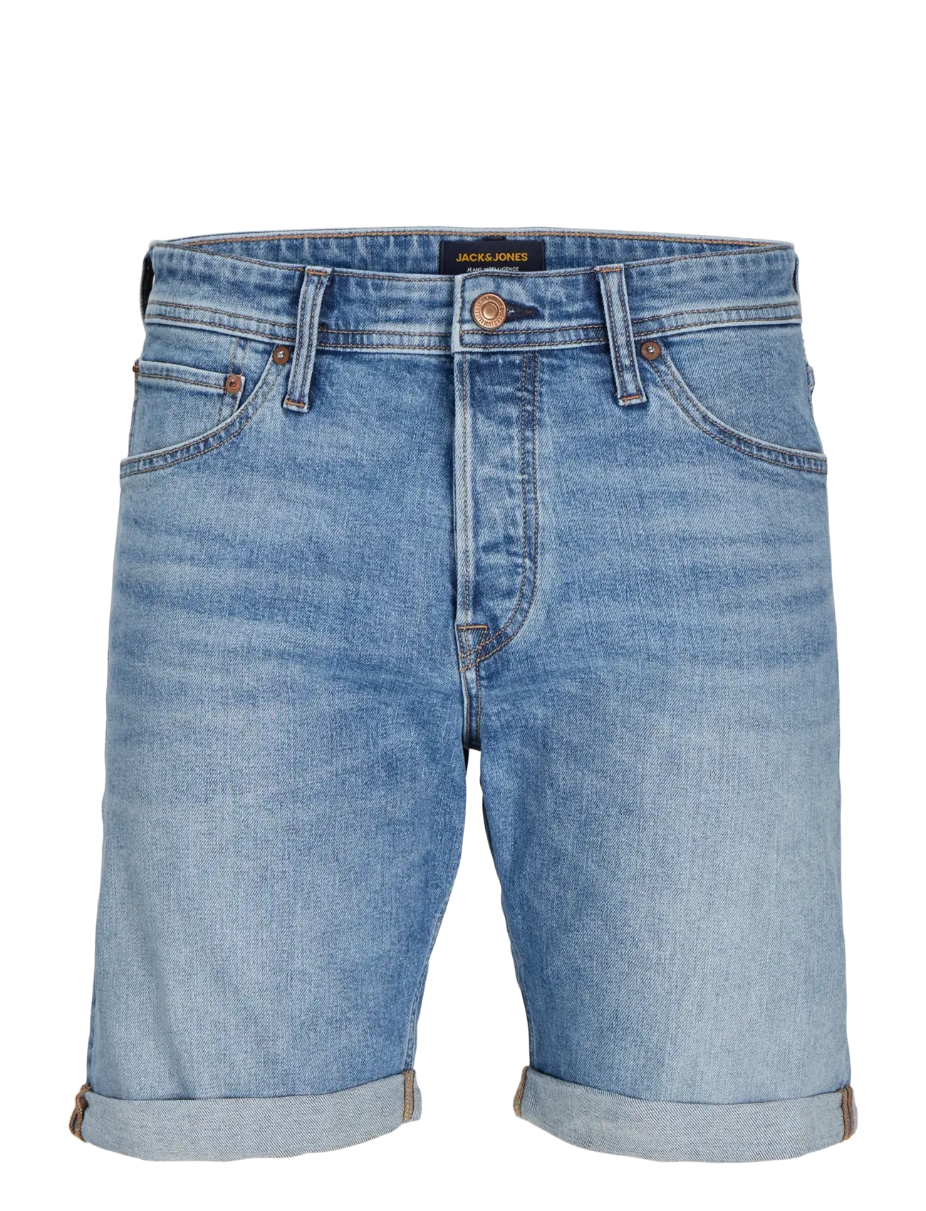 Jack & Jones JJIRICK JJORIGINAL SHORTS AM 360 SN - Tøj - BLUE DENIM / blue