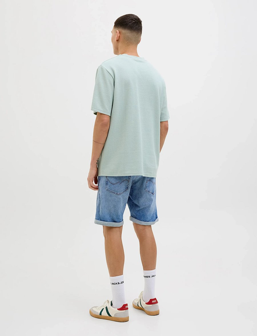 Jack & Jones - JJIRICK JJORIGINAL SHORTS AM 360 SN - jorts - blue denim - 3