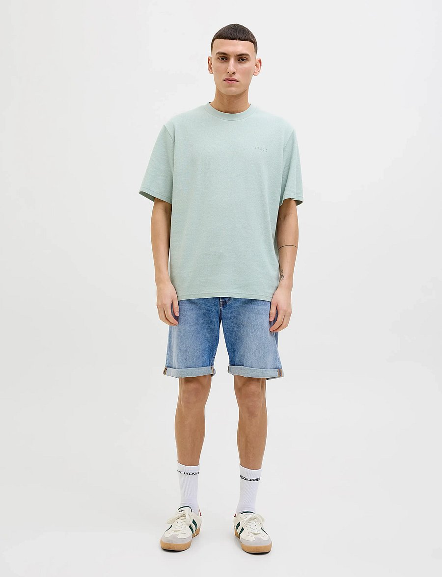 Jack & Jones - JJIRICK JJORIGINAL SHORTS AM 360 SN - jorts - blue denim - 4