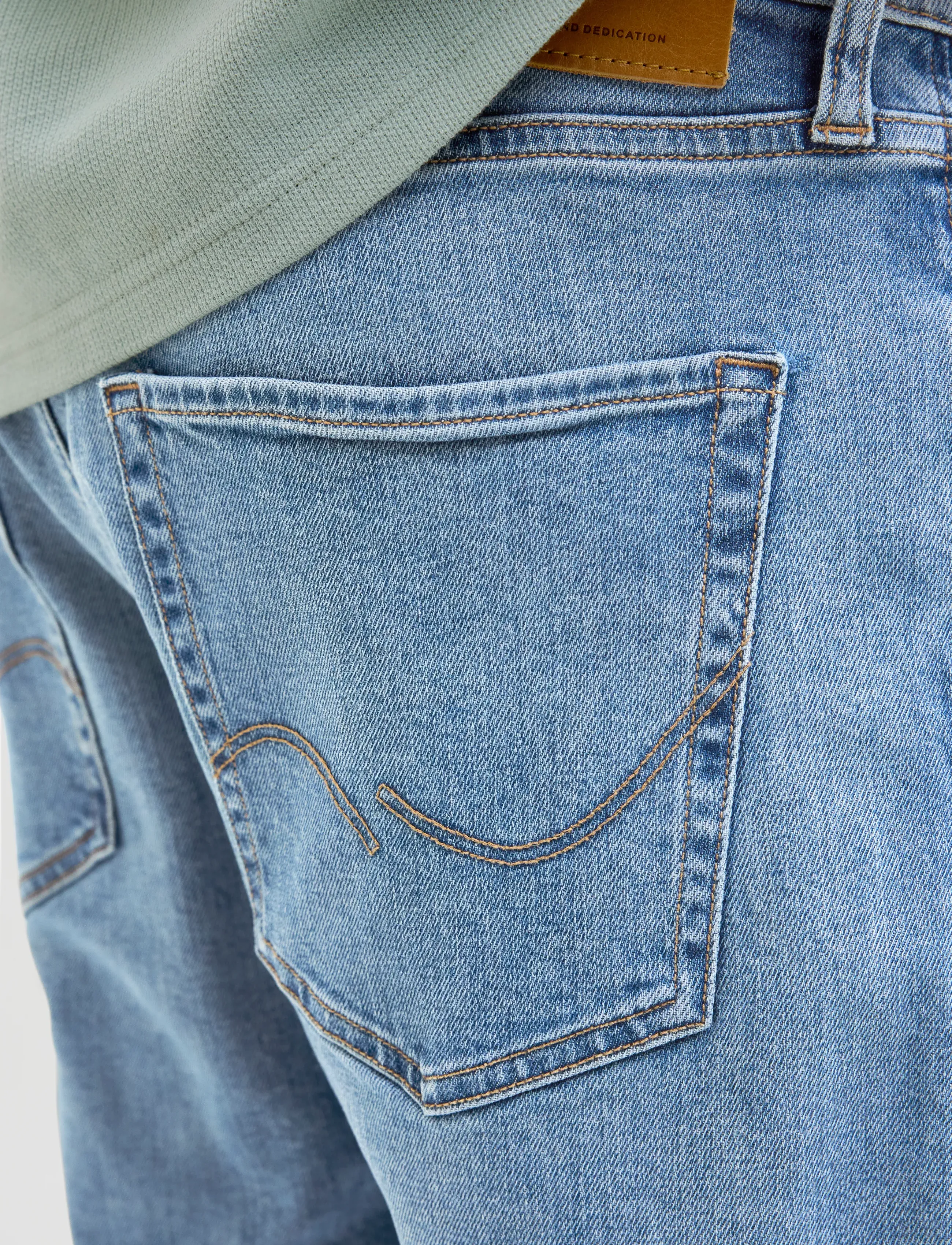 Jack & Jones - JJIRICK JJORIGINAL SHORTS AM 360 SN - jeansshorts - blue denim - 5
