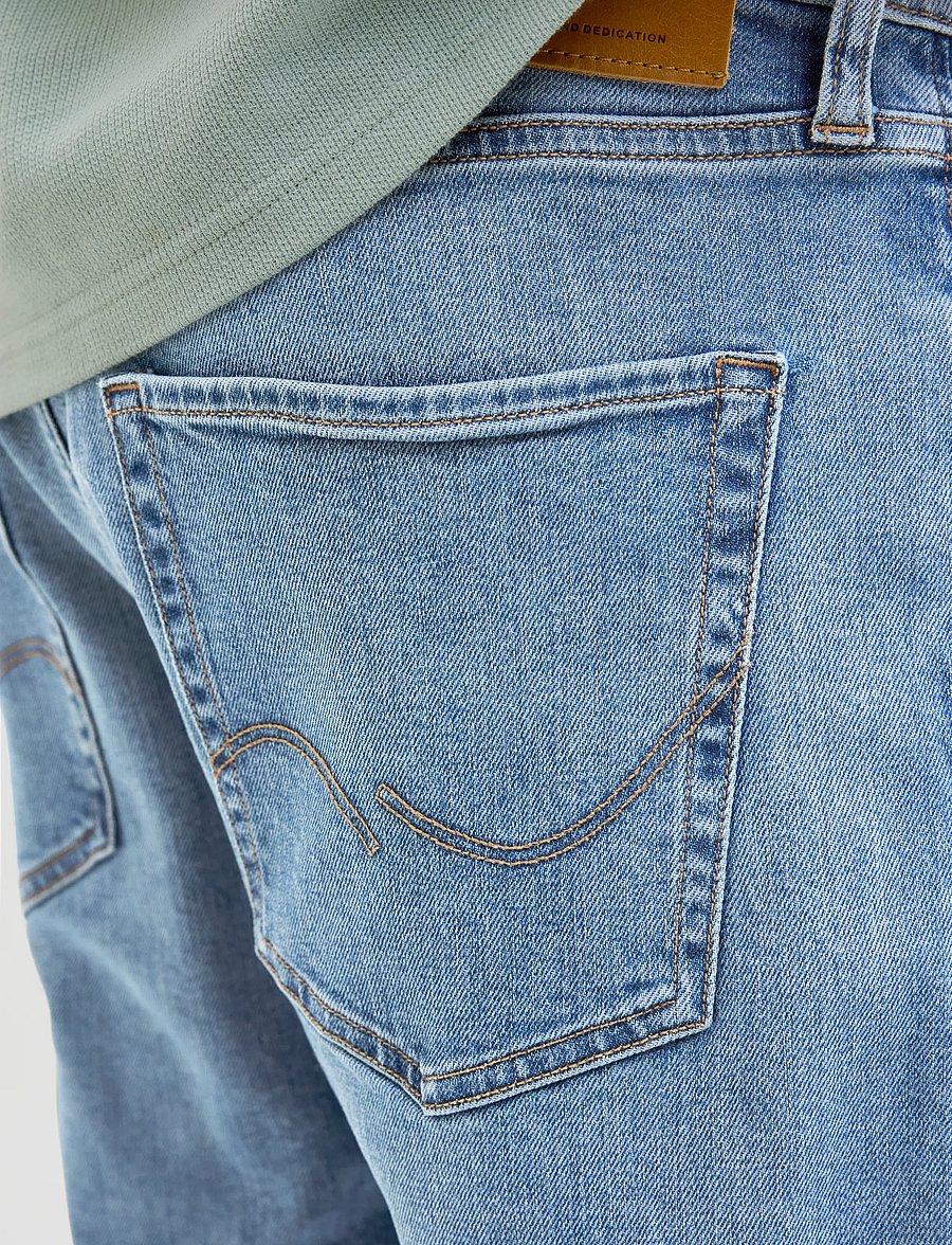 Jack & Jones - JJIRICK JJORIGINAL SHORTS AM 360 SN - jorts - blue denim - 5