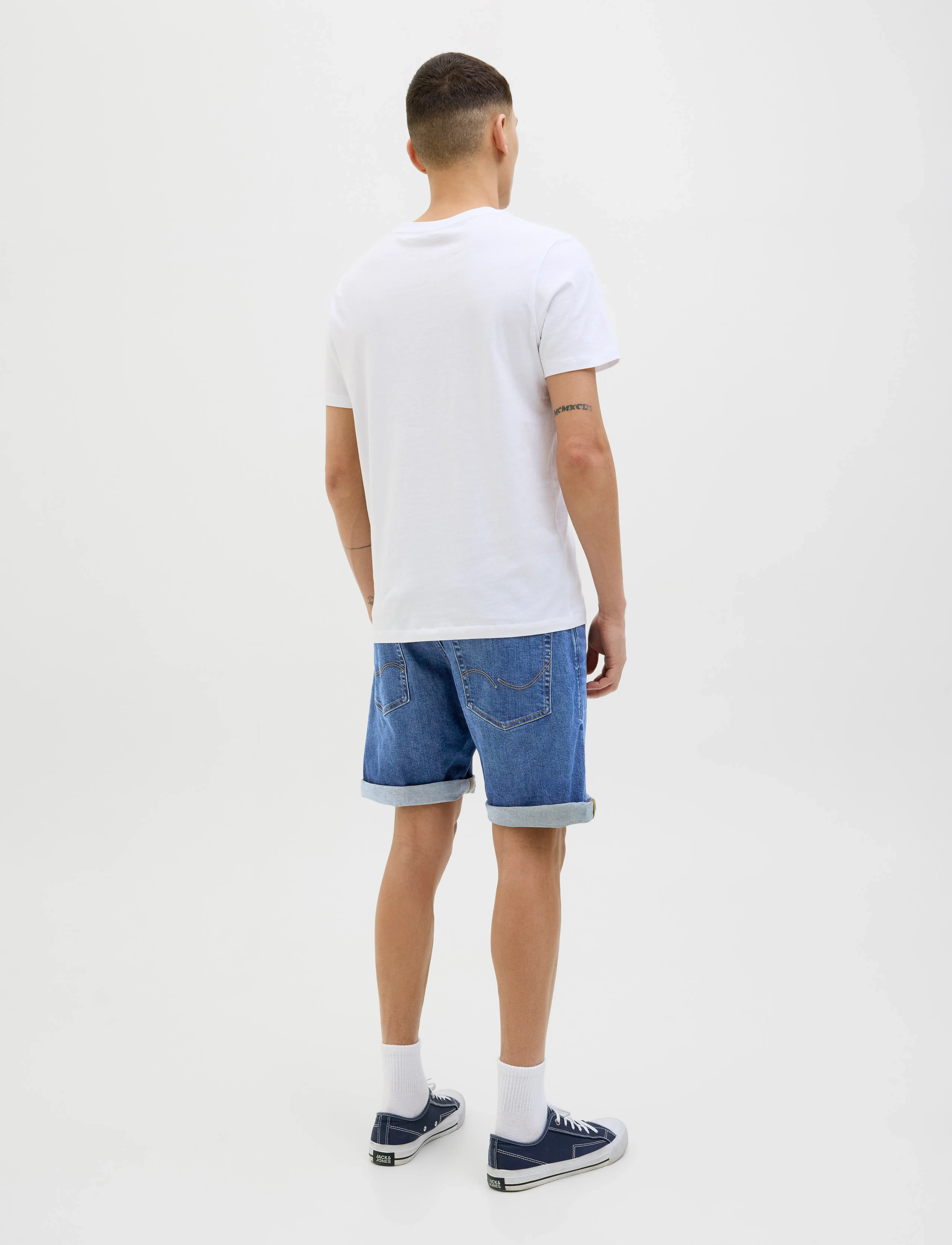 Jack & Jones - JJIRICK JJORIGINAL SHORTS AM 360 SN - džinsiniai šortai - blue denim - 3