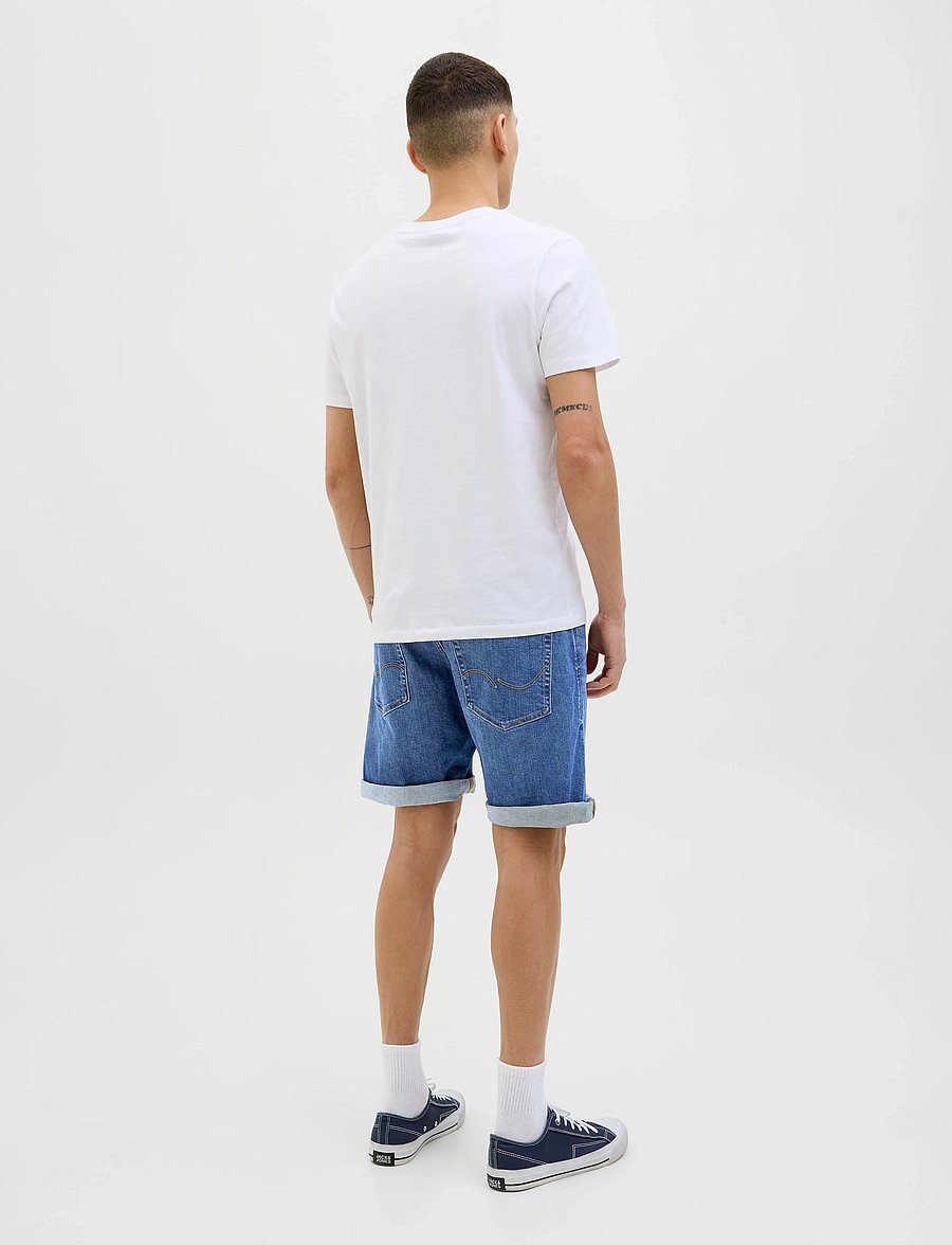 Jack & Jones - JJIRICK JJORIGINAL SHORTS AM 360 SN - jorts - blue denim - 3