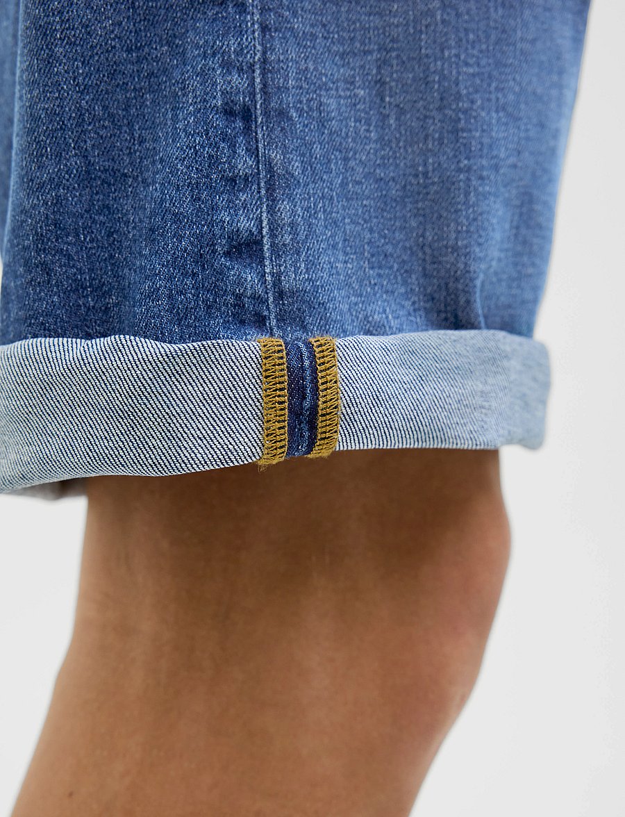 Jack & Jones - JJIRICK JJORIGINAL SHORTS AM 360 SN - jorts - blue denim - 4