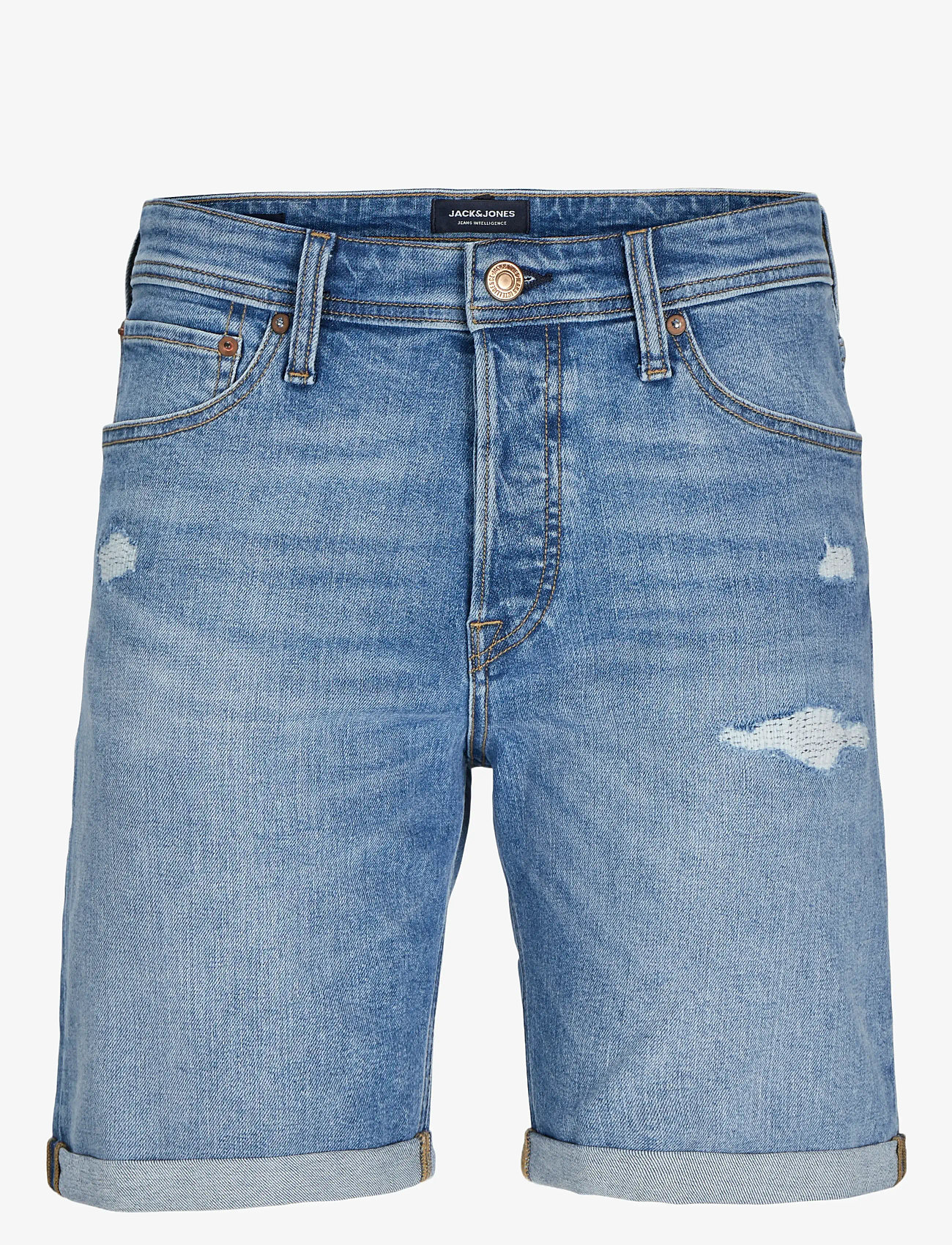 Jack & Jones - JJIRICK JJORIGINAL SHORTS AM 360 SN - jorts - blue denim - 1