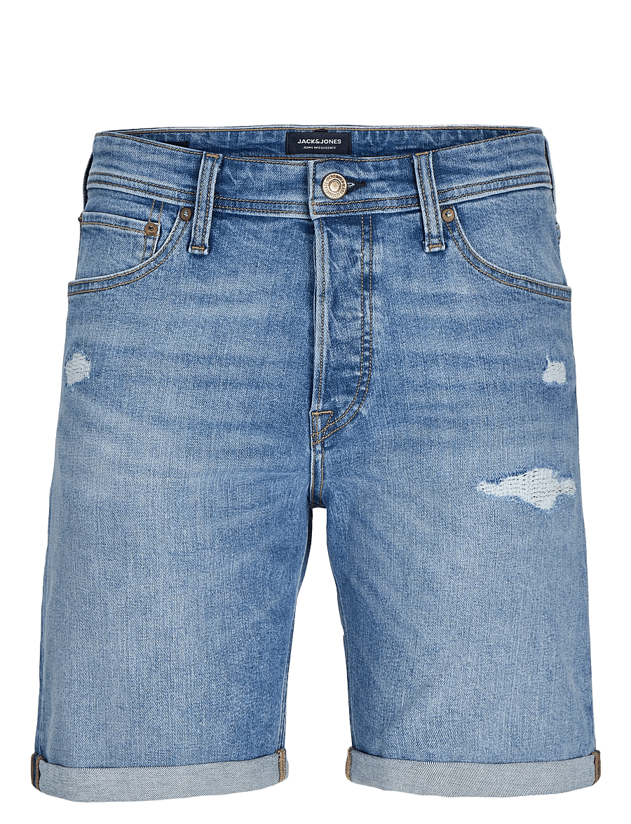 Jack & Jones - JJIRICK JJORIGINAL SHORTS AM 360 SN - jorts - blue denim - 1