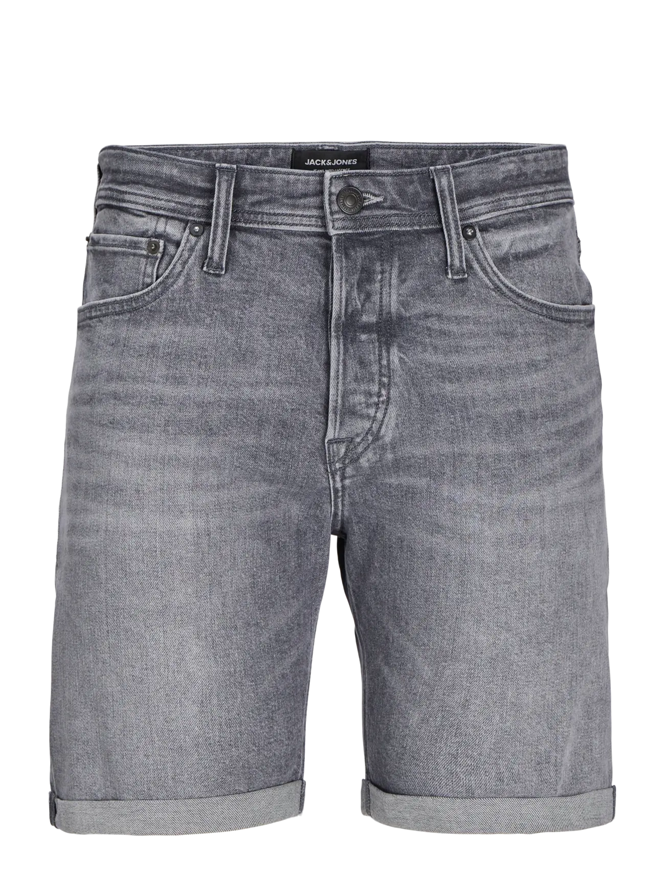Jack & Jones - JJIRICK JJORIGINAL SHORTS AM 360 SN - jorts - grey denim - 1