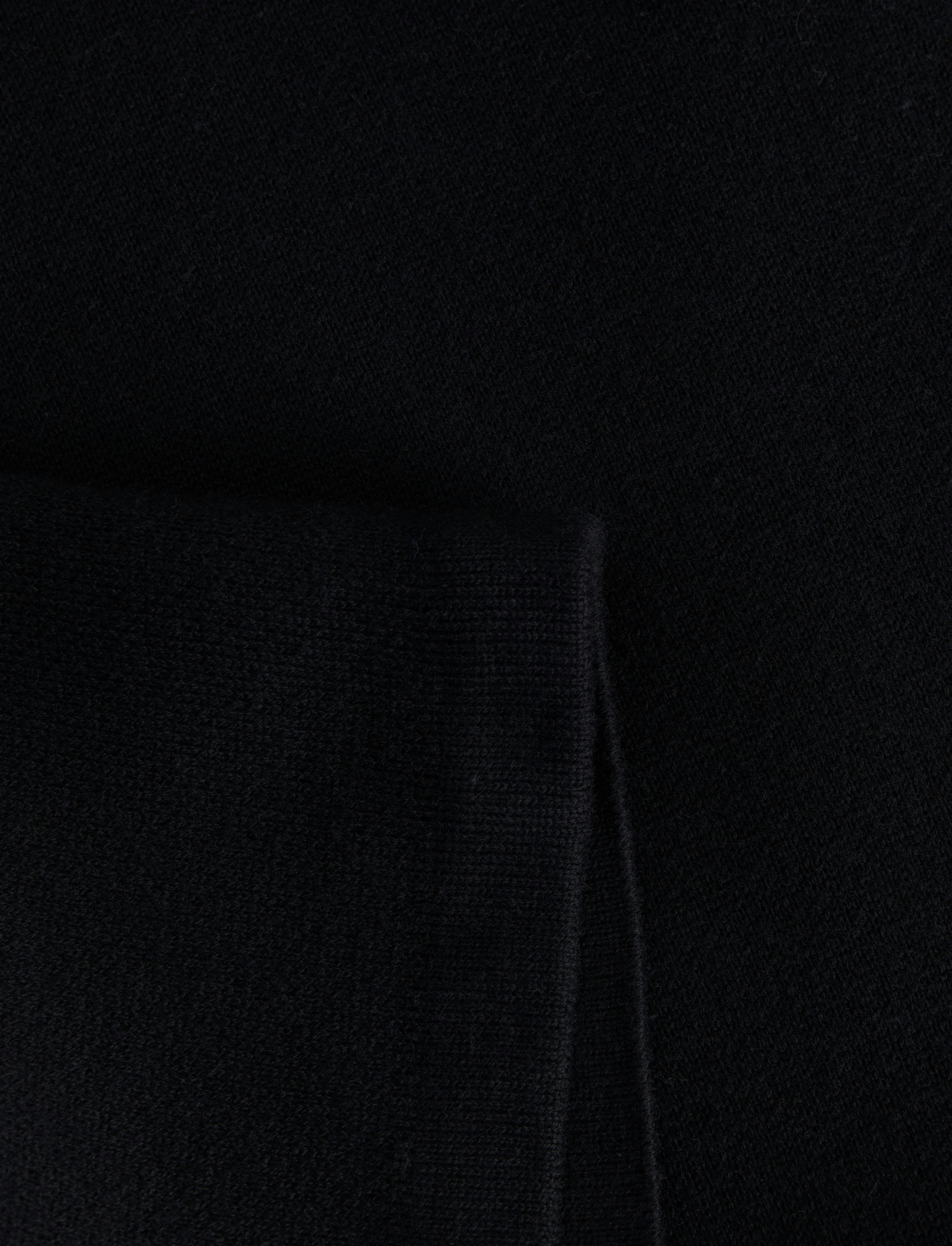 Jack & Jones - JJTROY KNIT ZIP POLO - stickade pikéer - black - 2