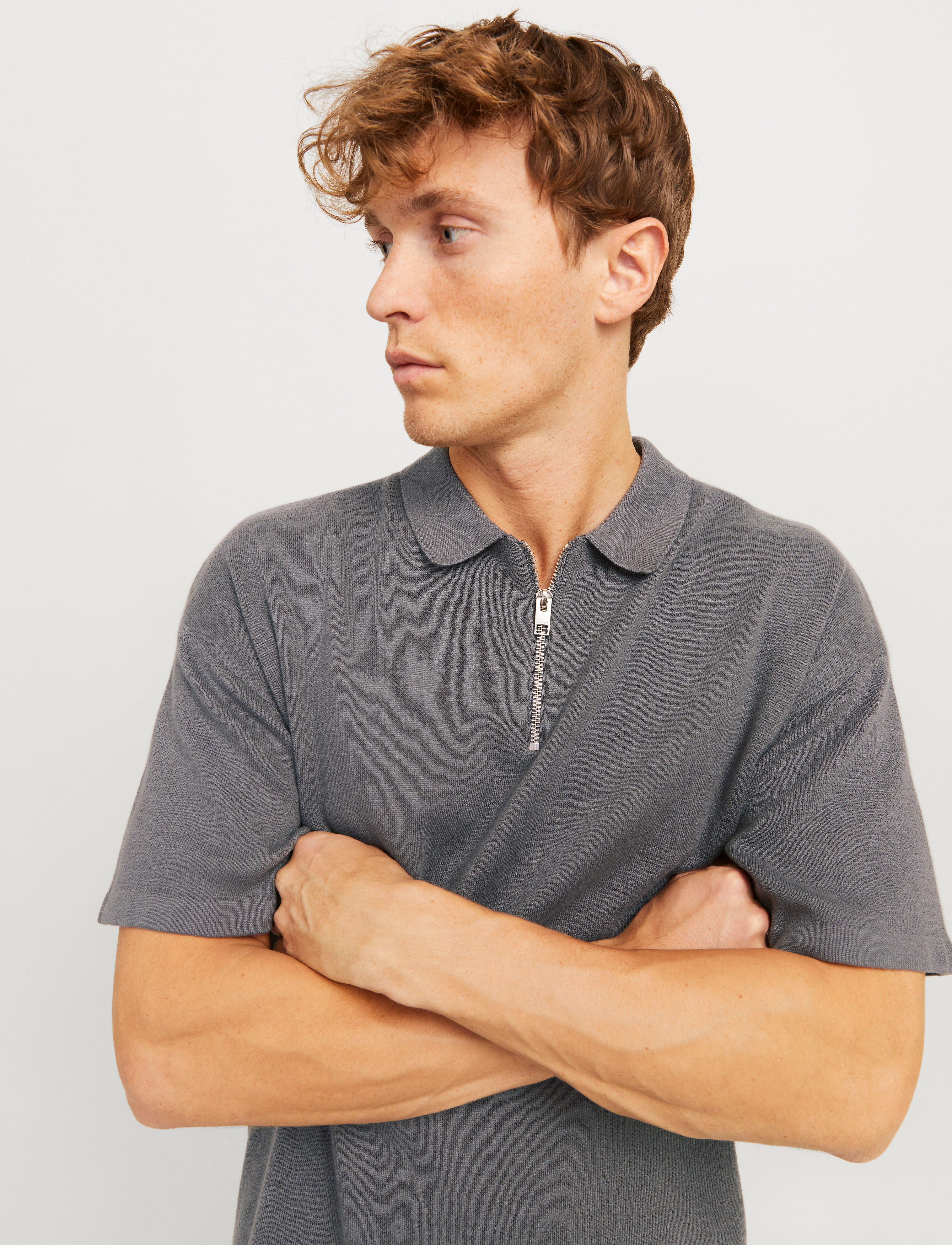 Jjtroy Knit Zip Polo 4