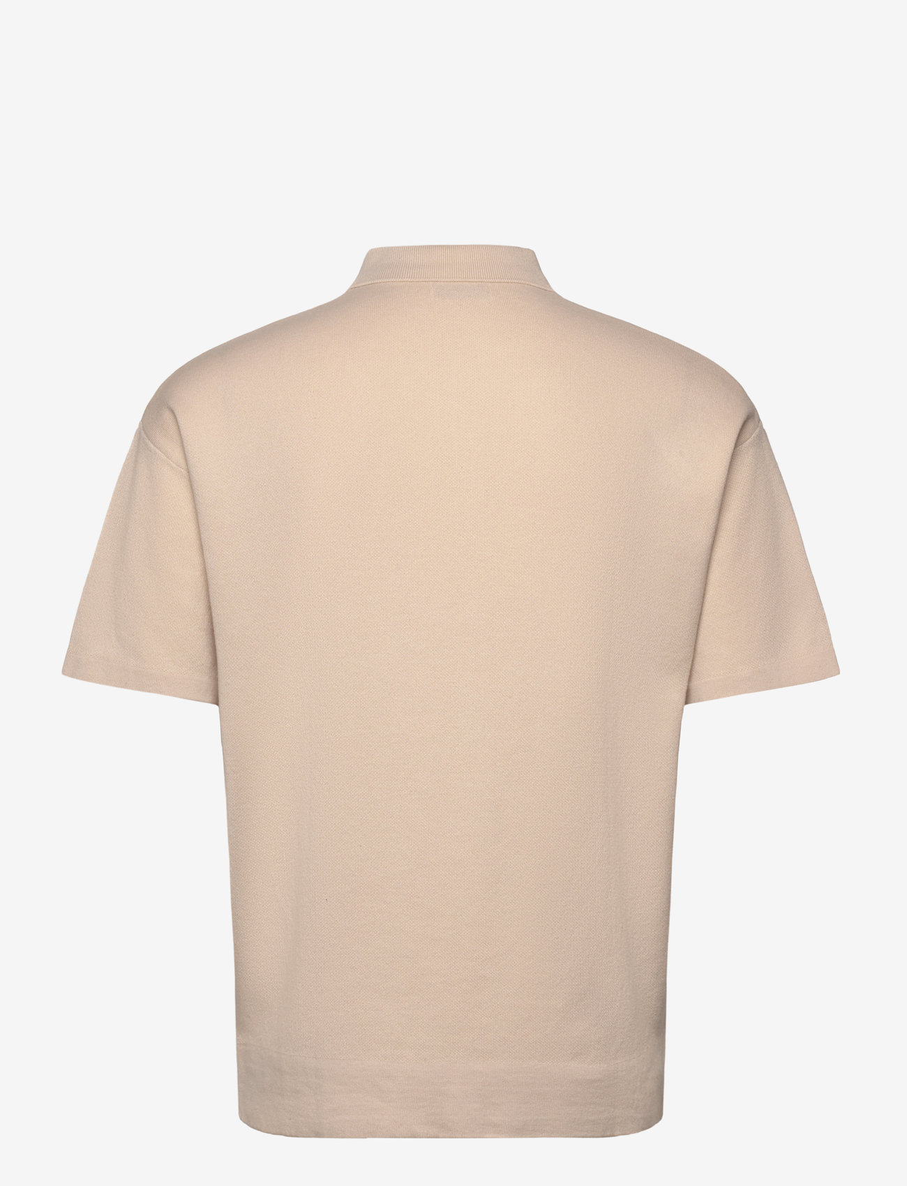 Jack & Jones - JJTROY KNIT ZIP POLO - stickade pikéer - moonbeam - 2