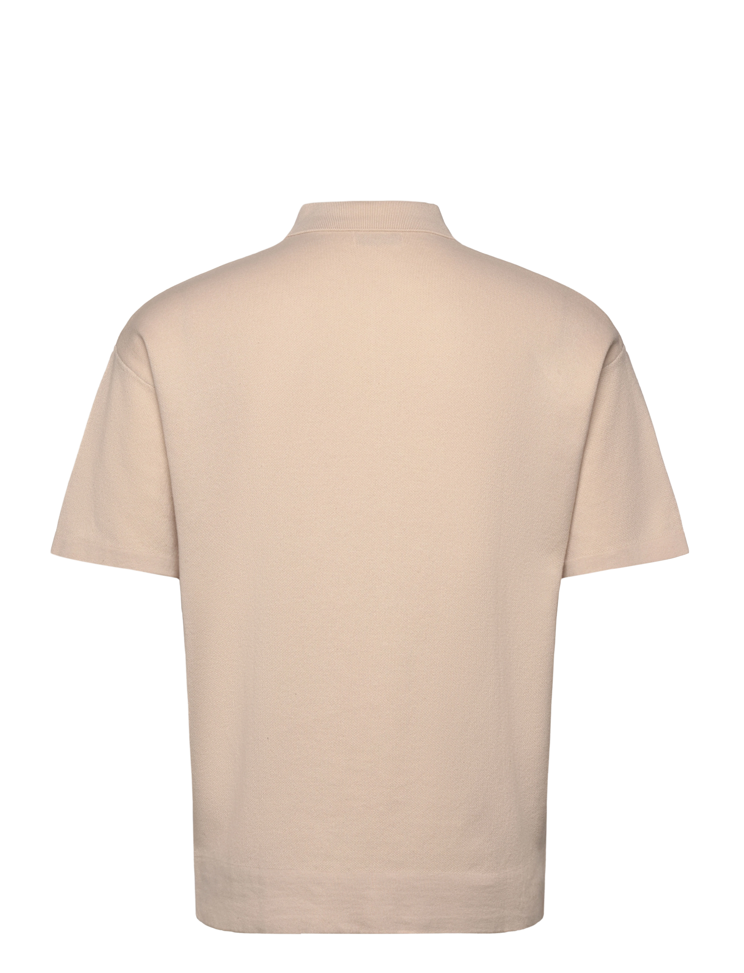 Jack & Jones - JJTROY KNIT ZIP POLO - stickade pikéer - moonbeam - 2