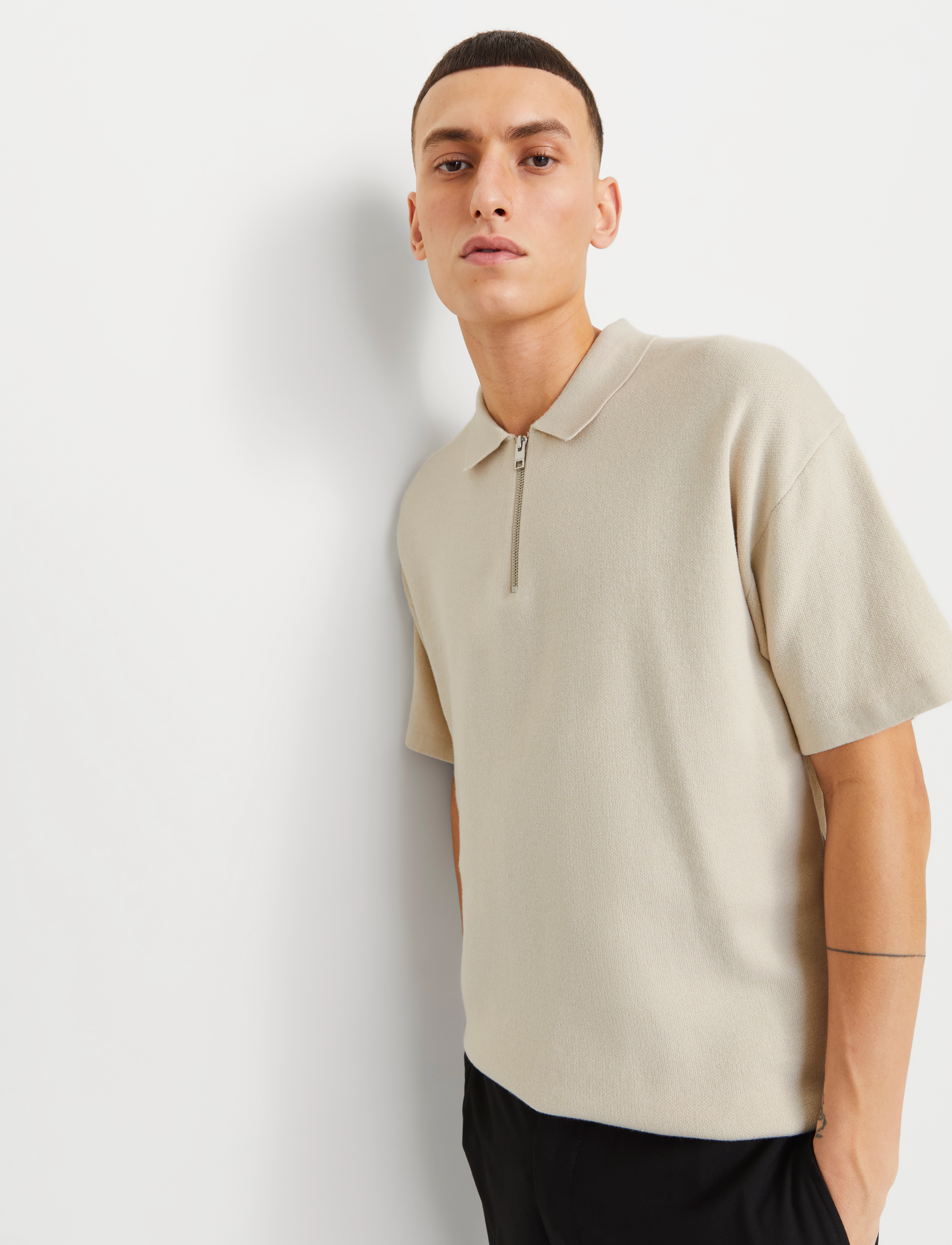Jjtroy Knit Zip Polo 5