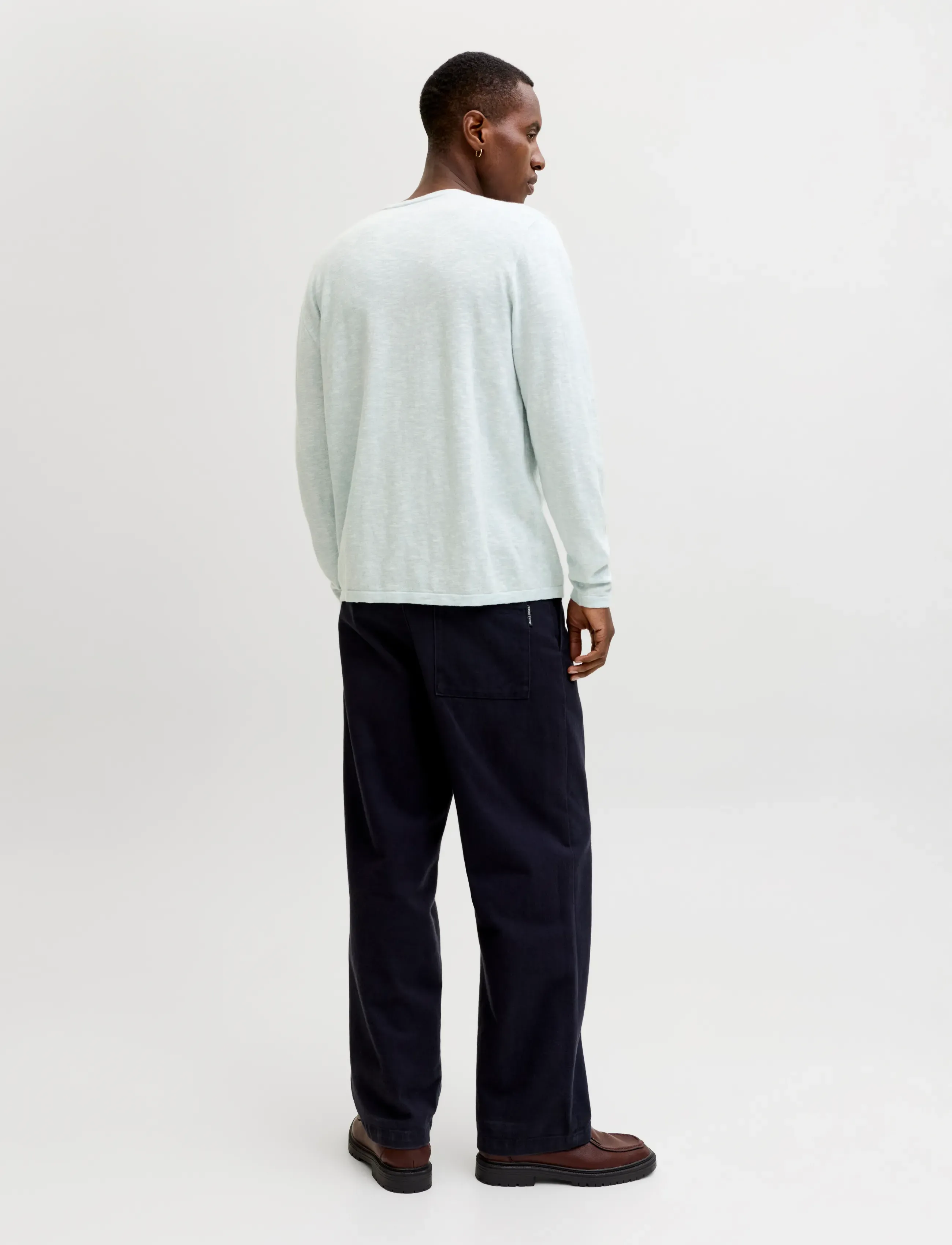 Jack & Jones - JJESUMMER KNIT CREW NECK SN - Ümmarguse kaelusega kudumid - celestial blue - 2