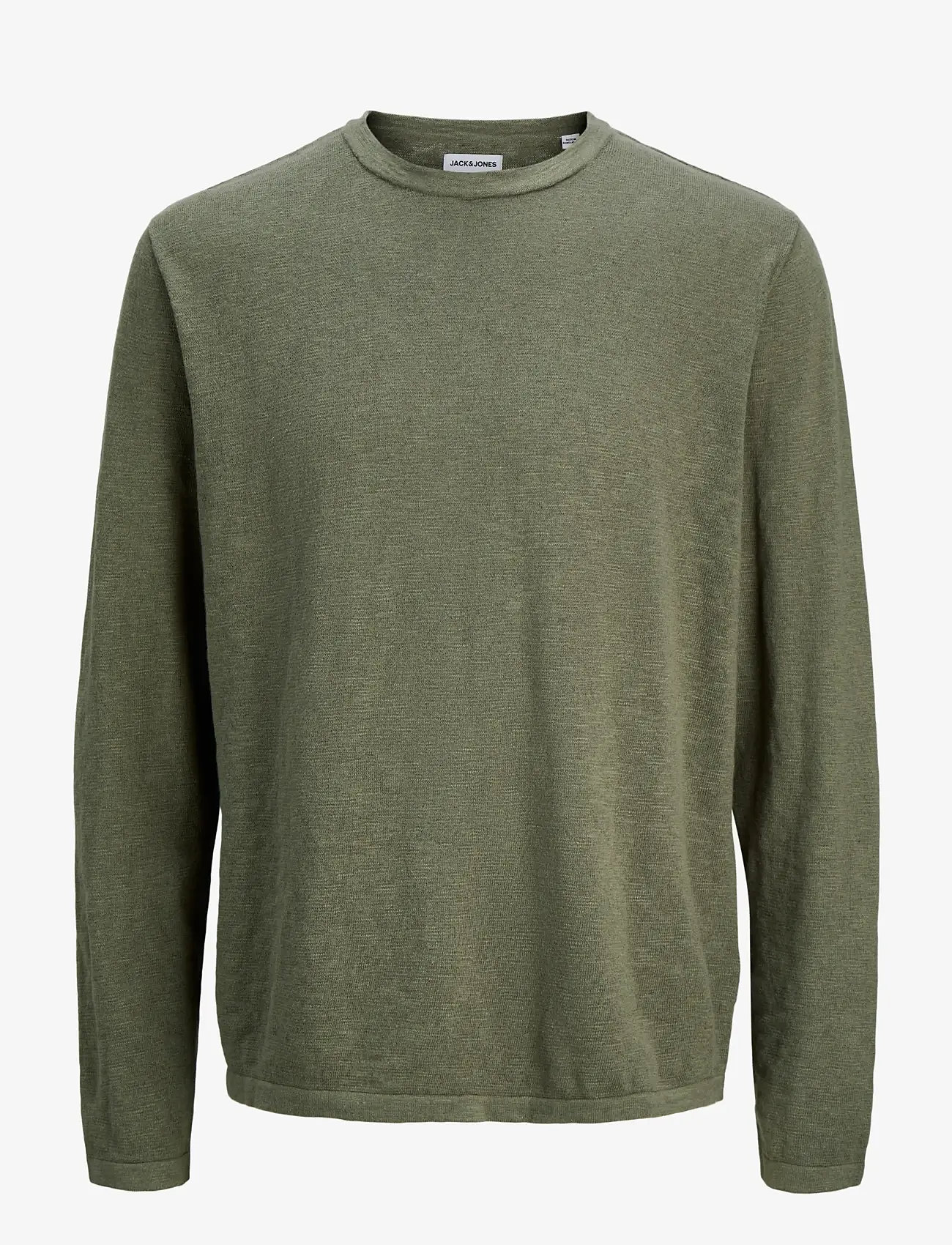 Jack & Jones - JJESUMMER KNIT CREW NECK SN - rund hals - dusty olive - 1