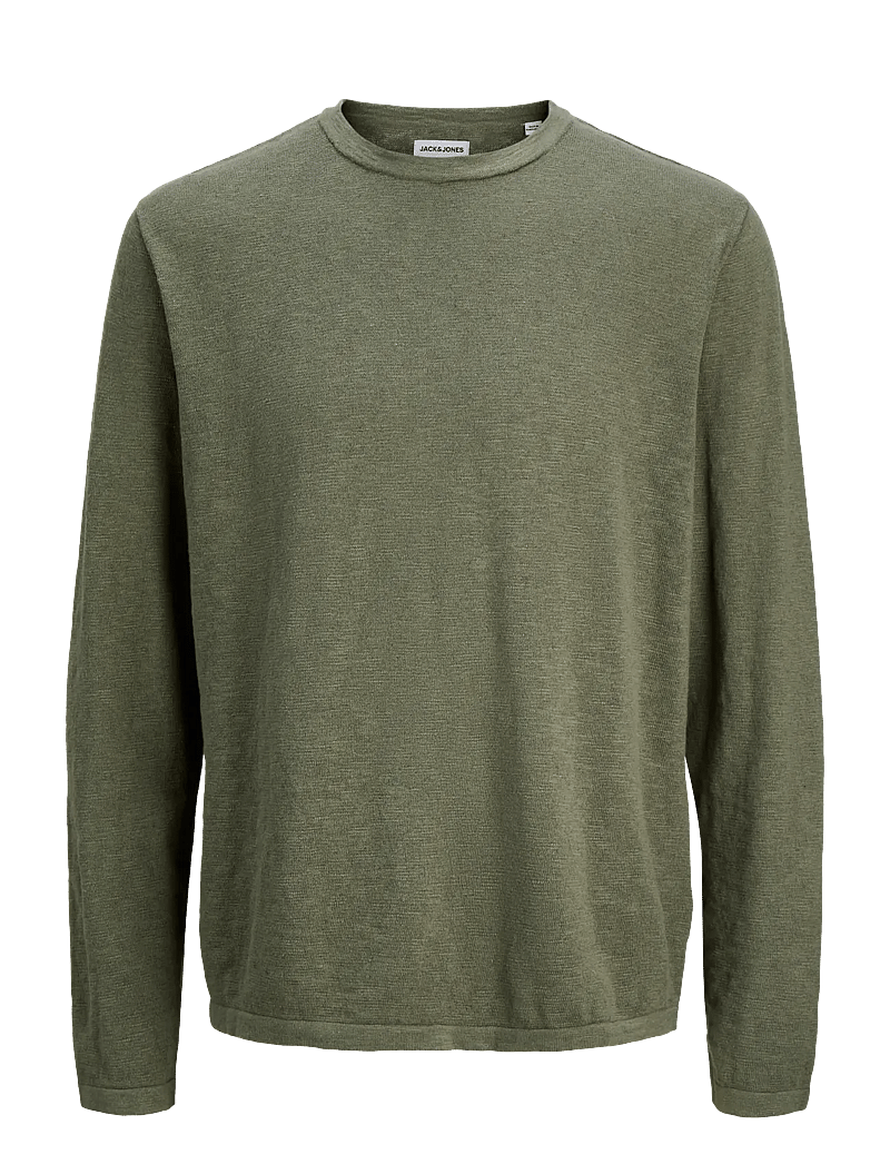 Jack & Jones - JJESUMMER KNIT CREW NECK SN - rund hals - dusty olive - 1