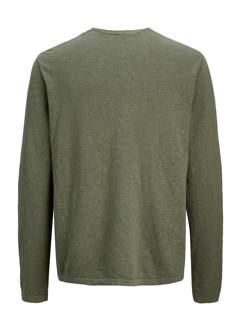 Jack & Jones - JJESUMMER KNIT CREW NECK SN - rund hals - dusty olive - 2