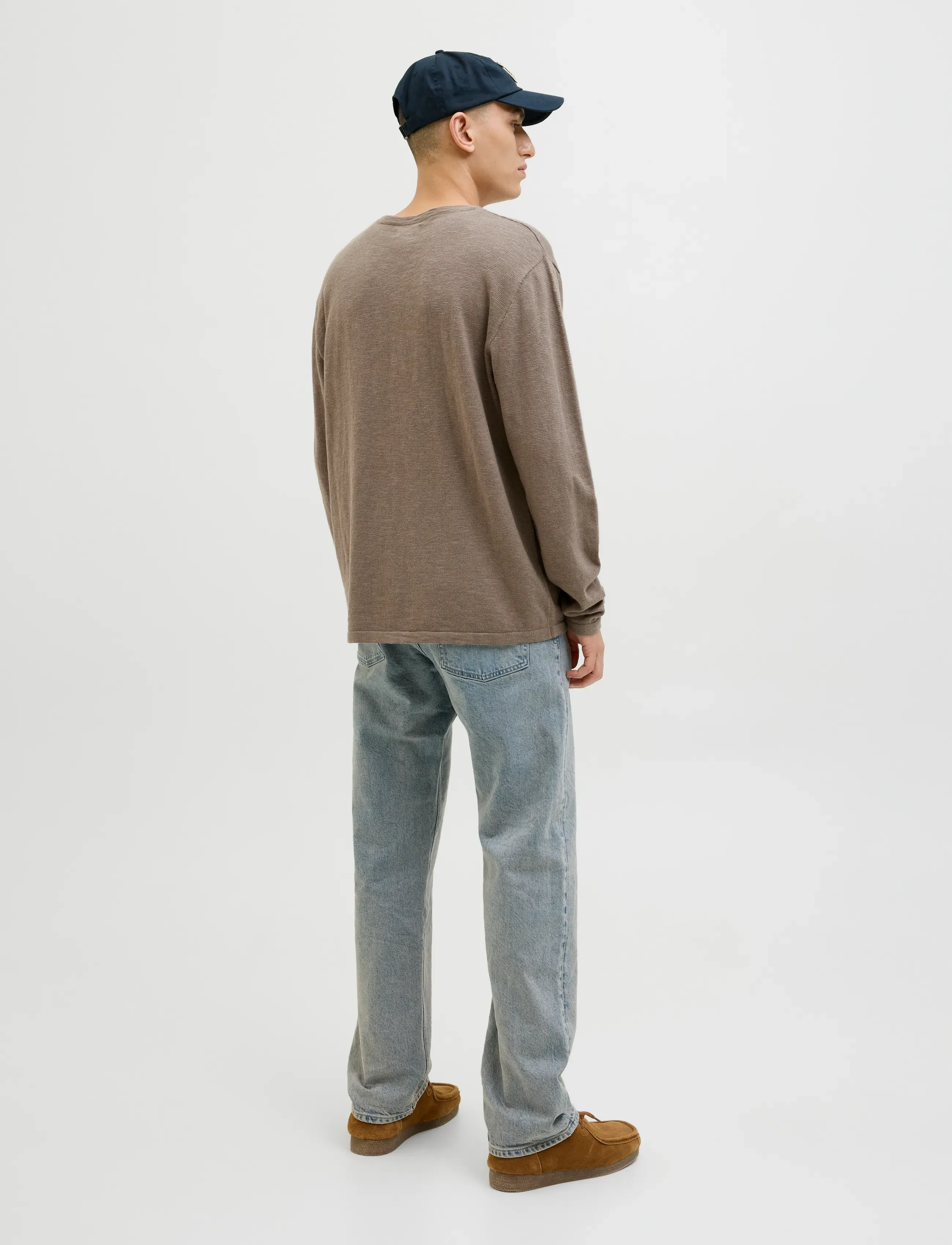Jack & Jones - JJESUMMER KNIT CREW NECK SN - Ümmarguse kaelusega kudumid - falcon - 2