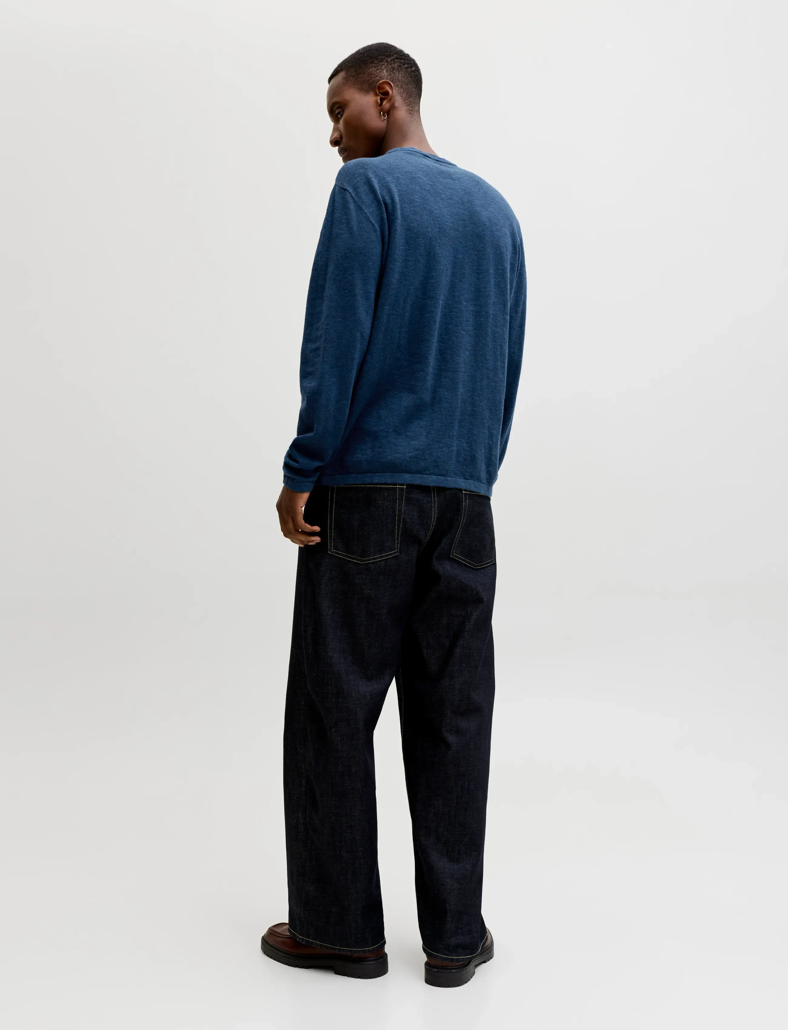 Jack & Jones - JJESUMMER KNIT CREW NECK SN - round necks - navy blazer - 2