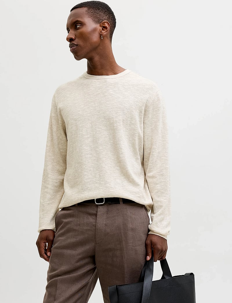 Jack & Jones - JJESUMMER KNIT CREW NECK SN - Ümmarguse kaelusega kudumid - string - 0