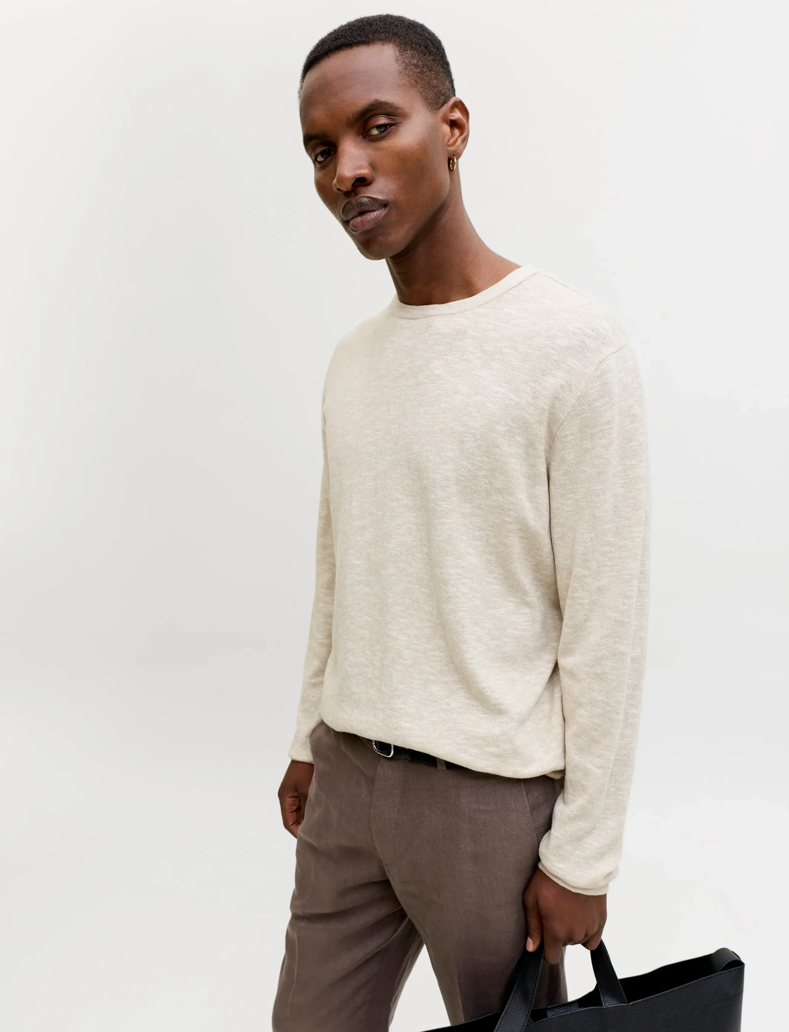 Jack & Jones - JJESUMMER KNIT CREW NECK SN - kringlótt hálsmál - string - 4
