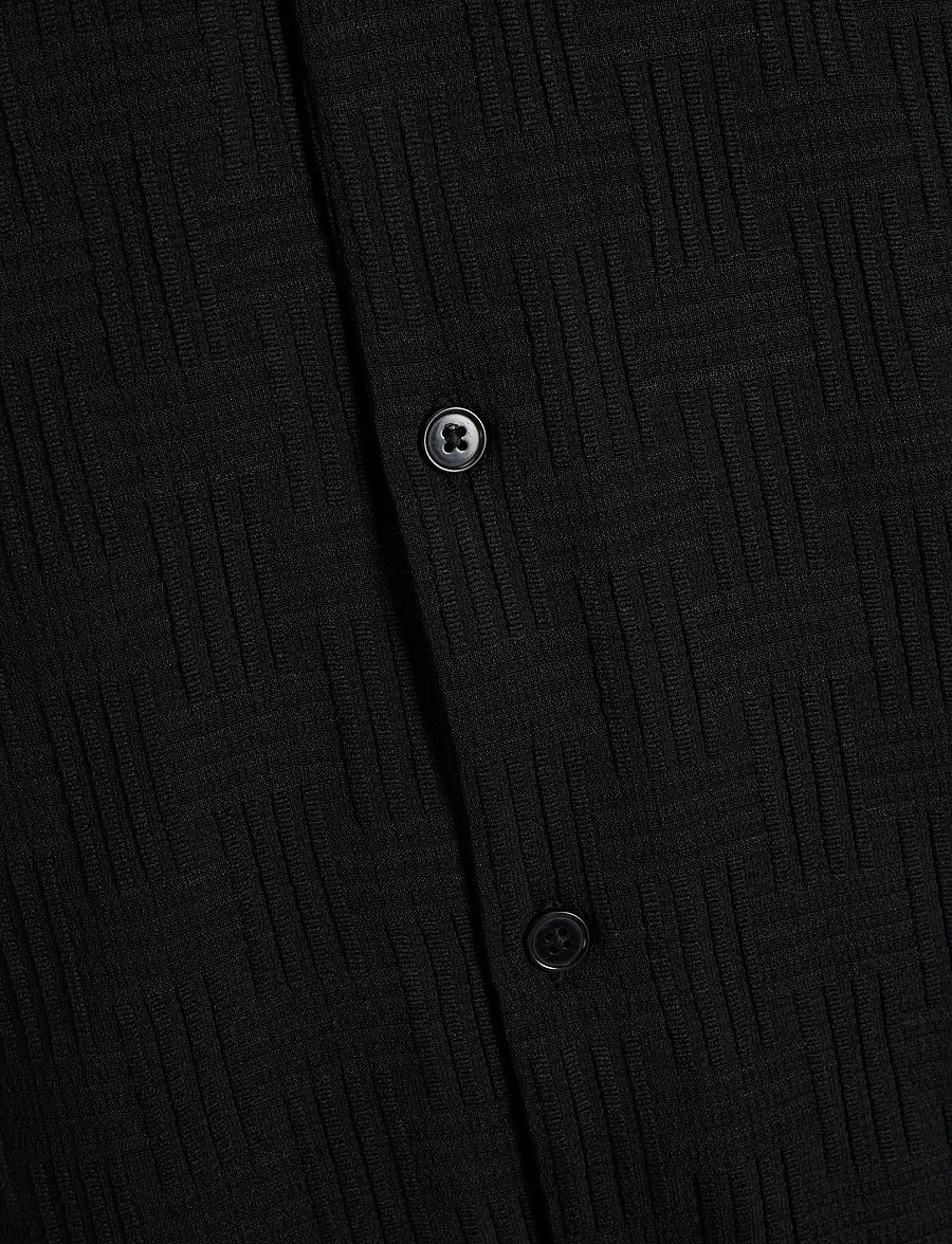 Jack & Jones - JJEMATTEO RESORT SHIRT SS SN - kortærmede skjorter - black - 3