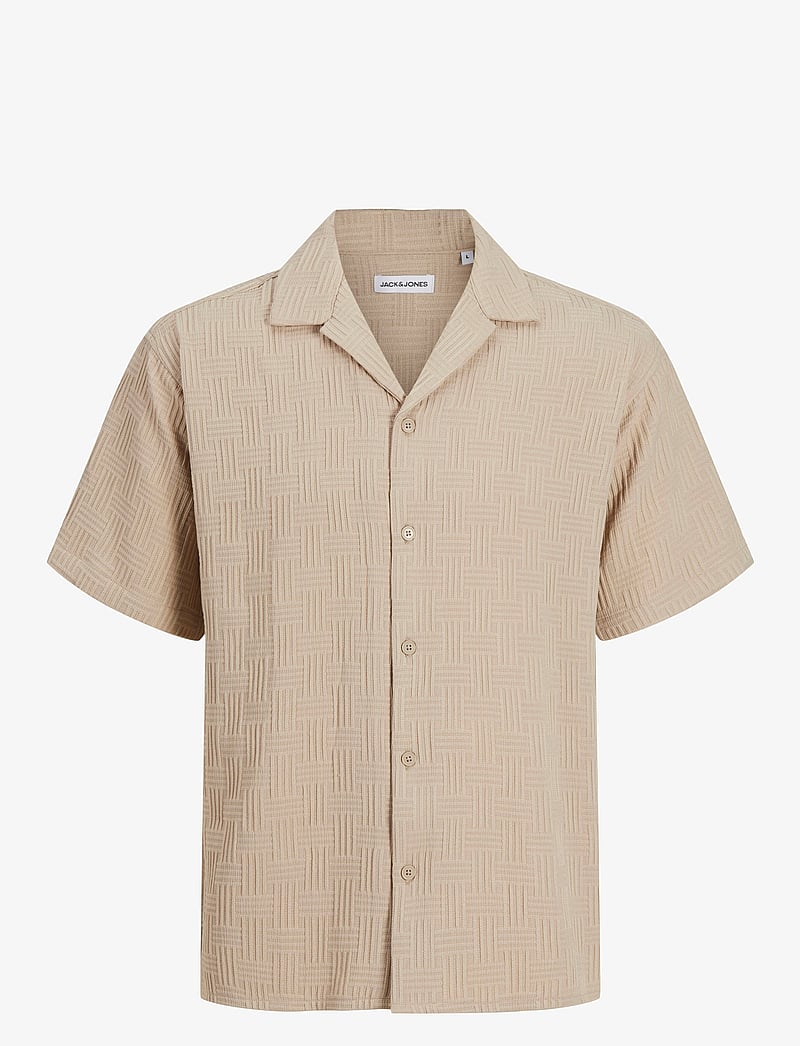 Jack & Jones - JJEMATTEO RESORT SHIRT SS SN - chemises à manches courtes - oxford tan - 1
