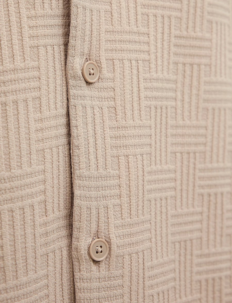Jack & Jones - JJEMATTEO RESORT SHIRT SS SN - chemises à manches courtes - oxford tan - 3