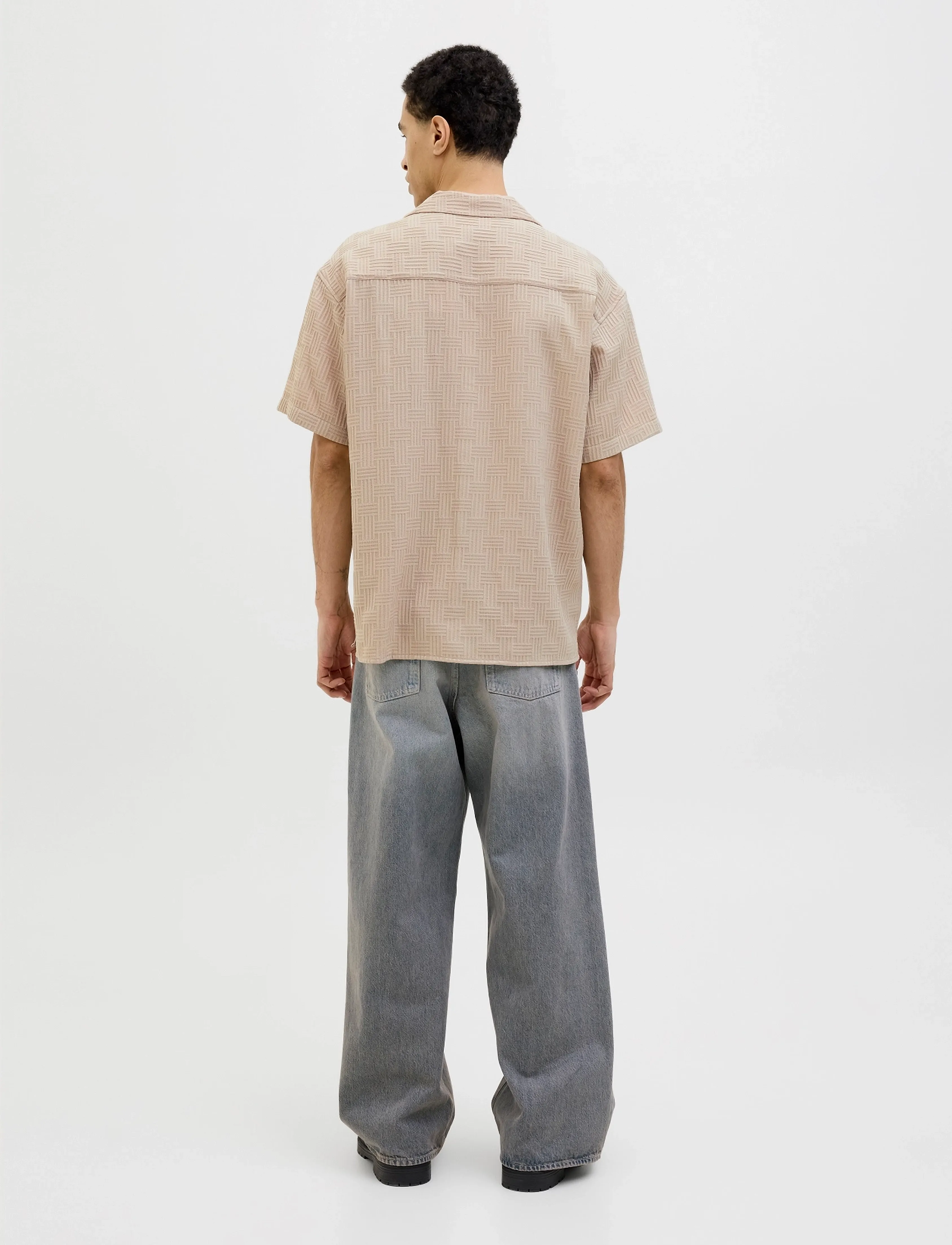 Jack & Jones - JJEMATTEO RESORT SHIRT SS SN - chemises à manches courtes - oxford tan - 5