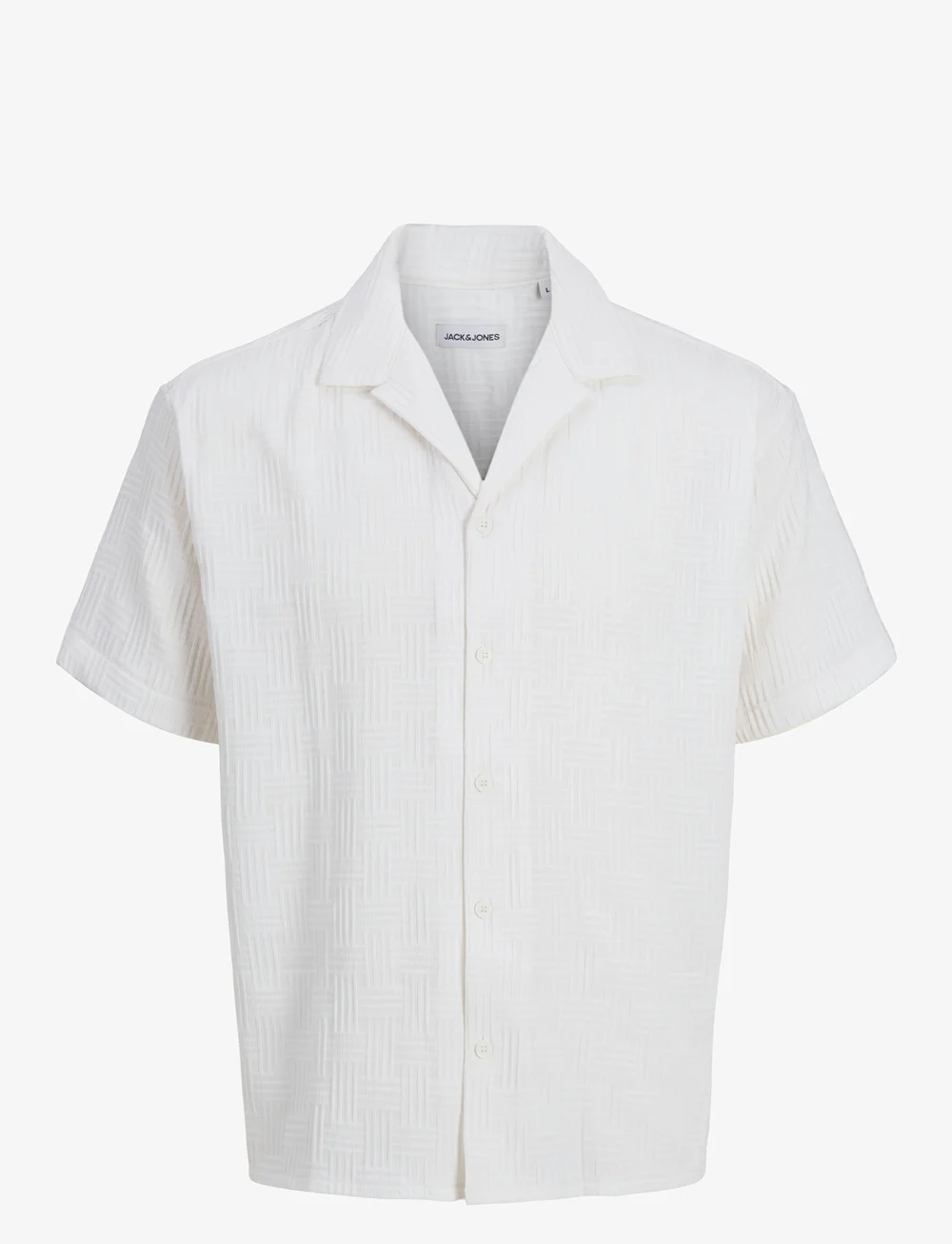 Jack & Jones - JJEMATTEO RESORT SHIRT SS SN - kurzarmhemden - white - 1