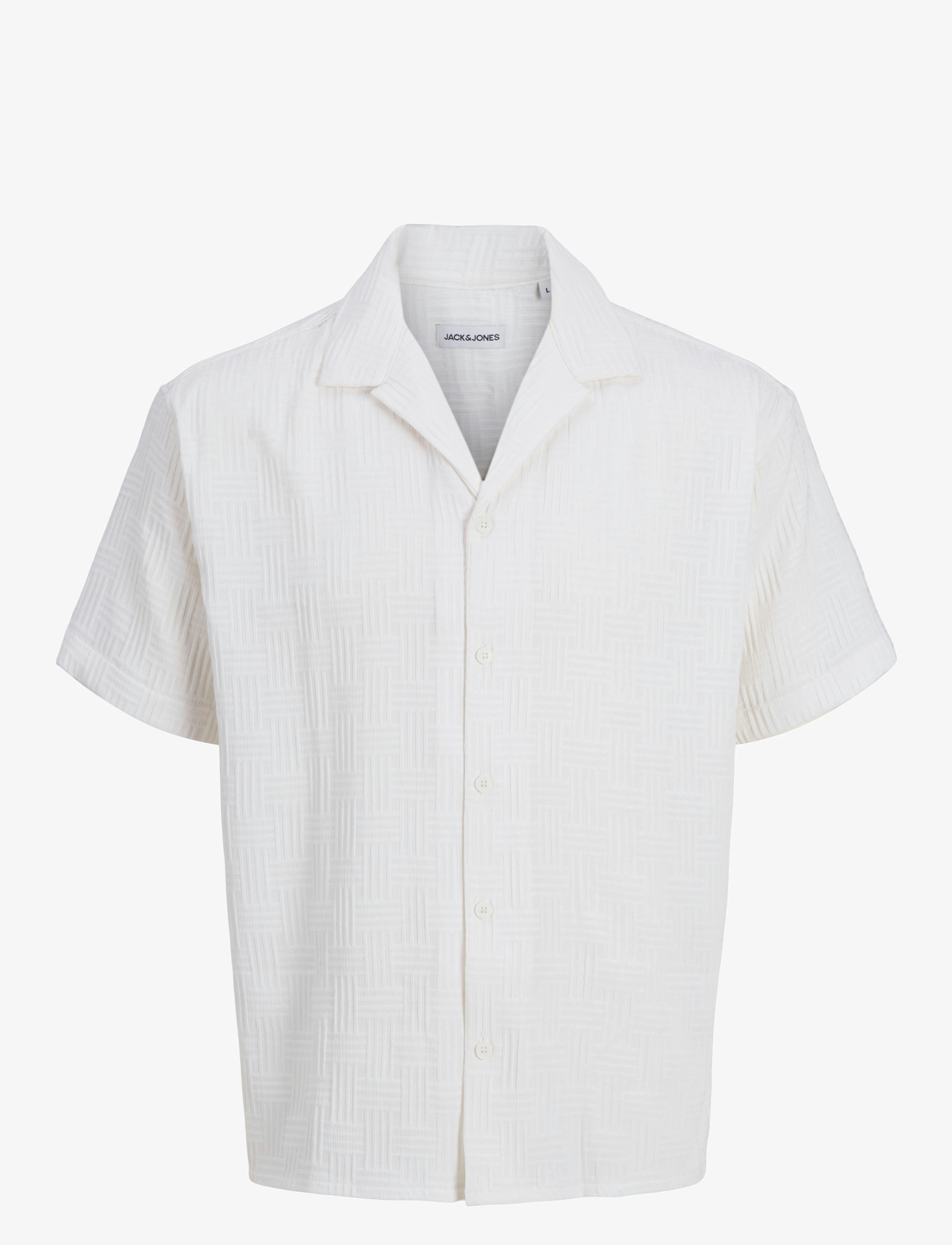 Jack & Jones JJEMATTEO RESORT SHIRT SS SN - Basic skjorter - WHITE / white