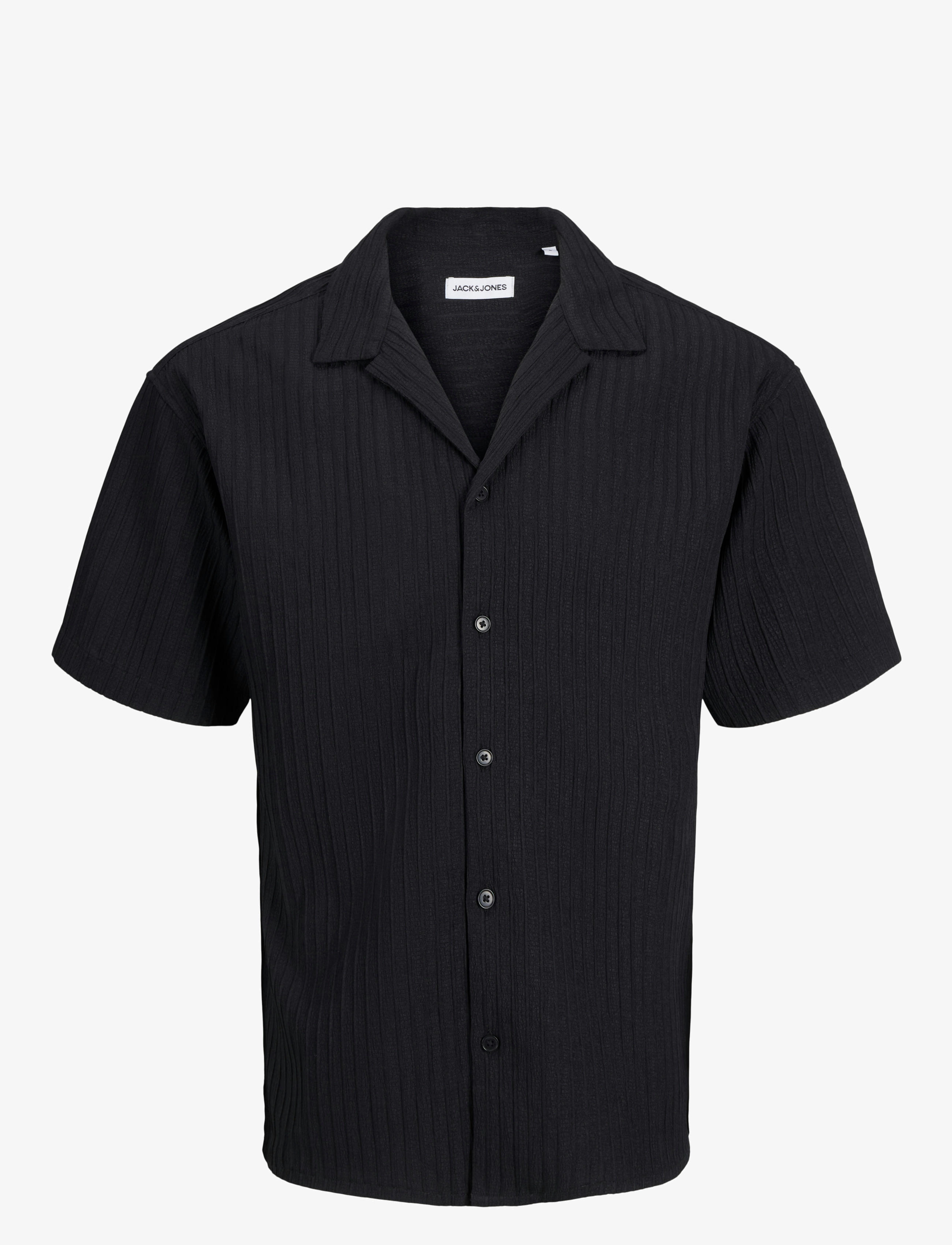 JACK & JONES Jjmassimo Resort Shirt Ss Ln Schwarz - S - Herren