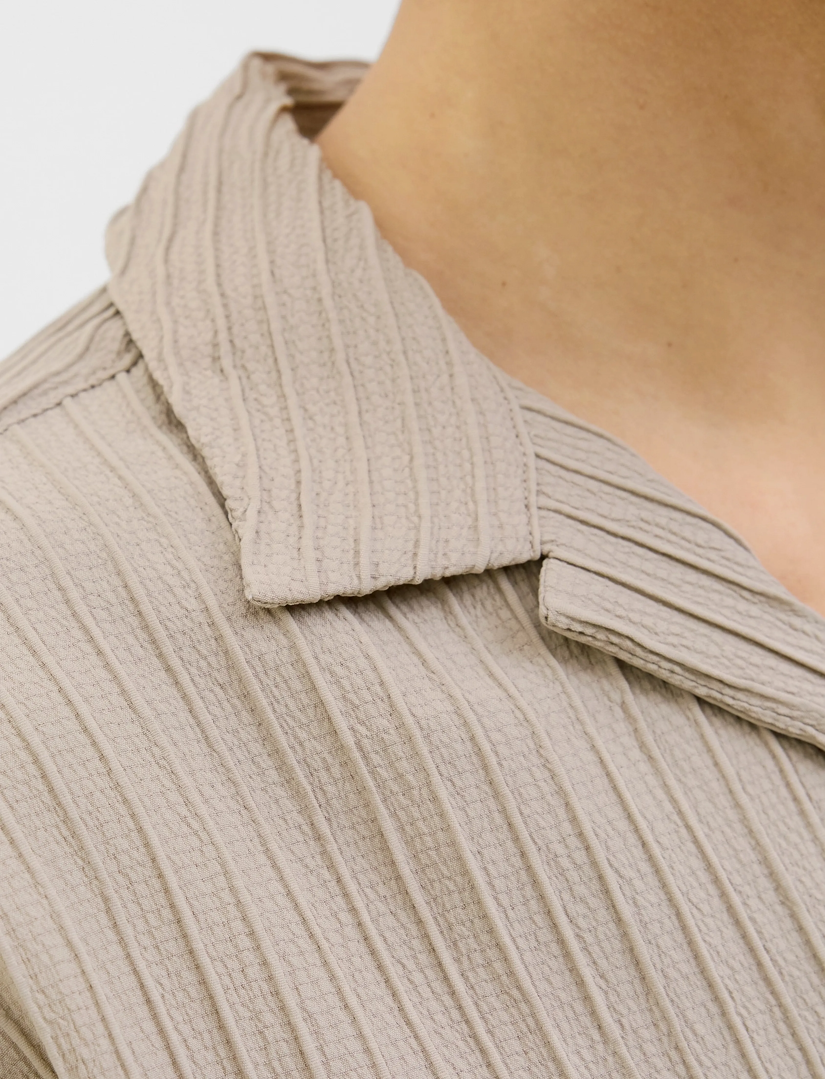 Jack & Jones - JJMASSIMO RESORT SHIRT SS LN - kortermede skjorter - oxford tan - 2