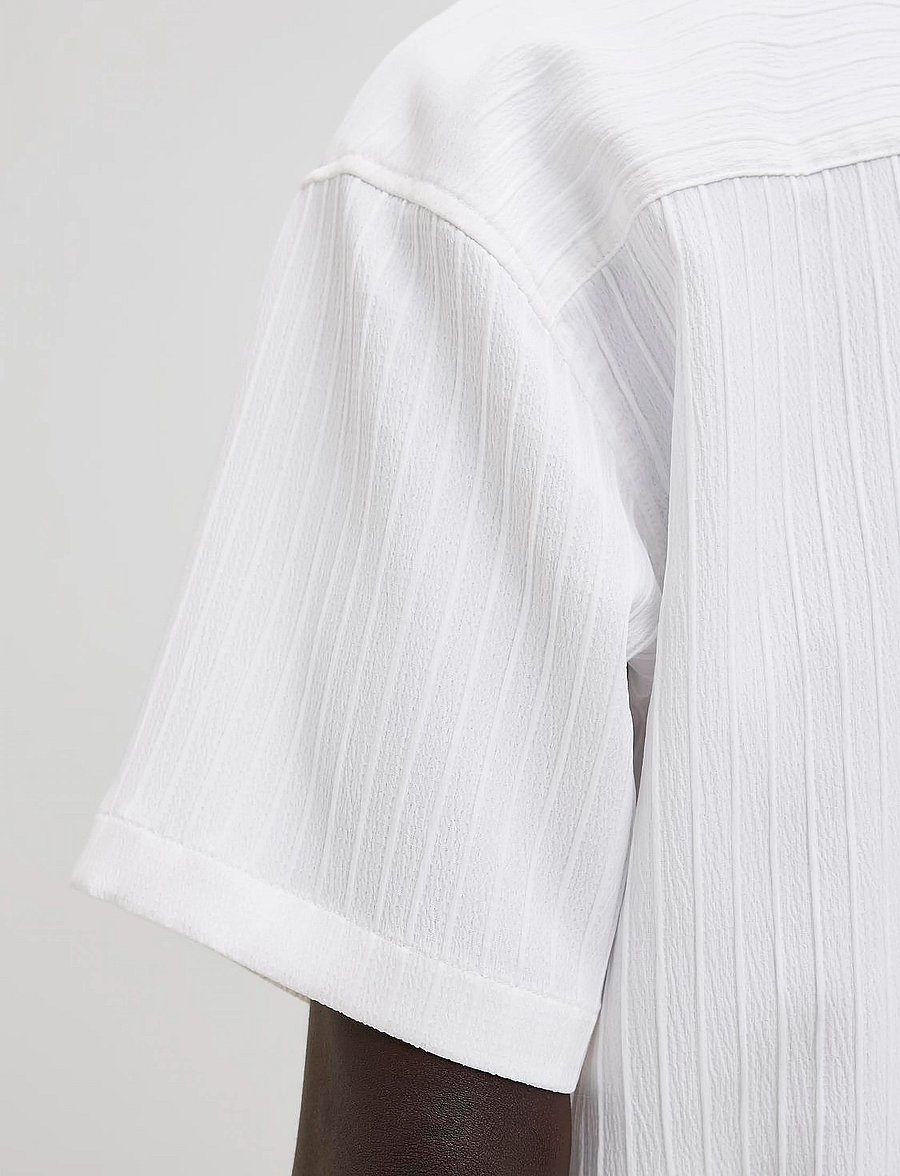 Jack & Jones - JJMASSIMO RESORT SHIRT SS LN - kurzarmhemden - white - 5
