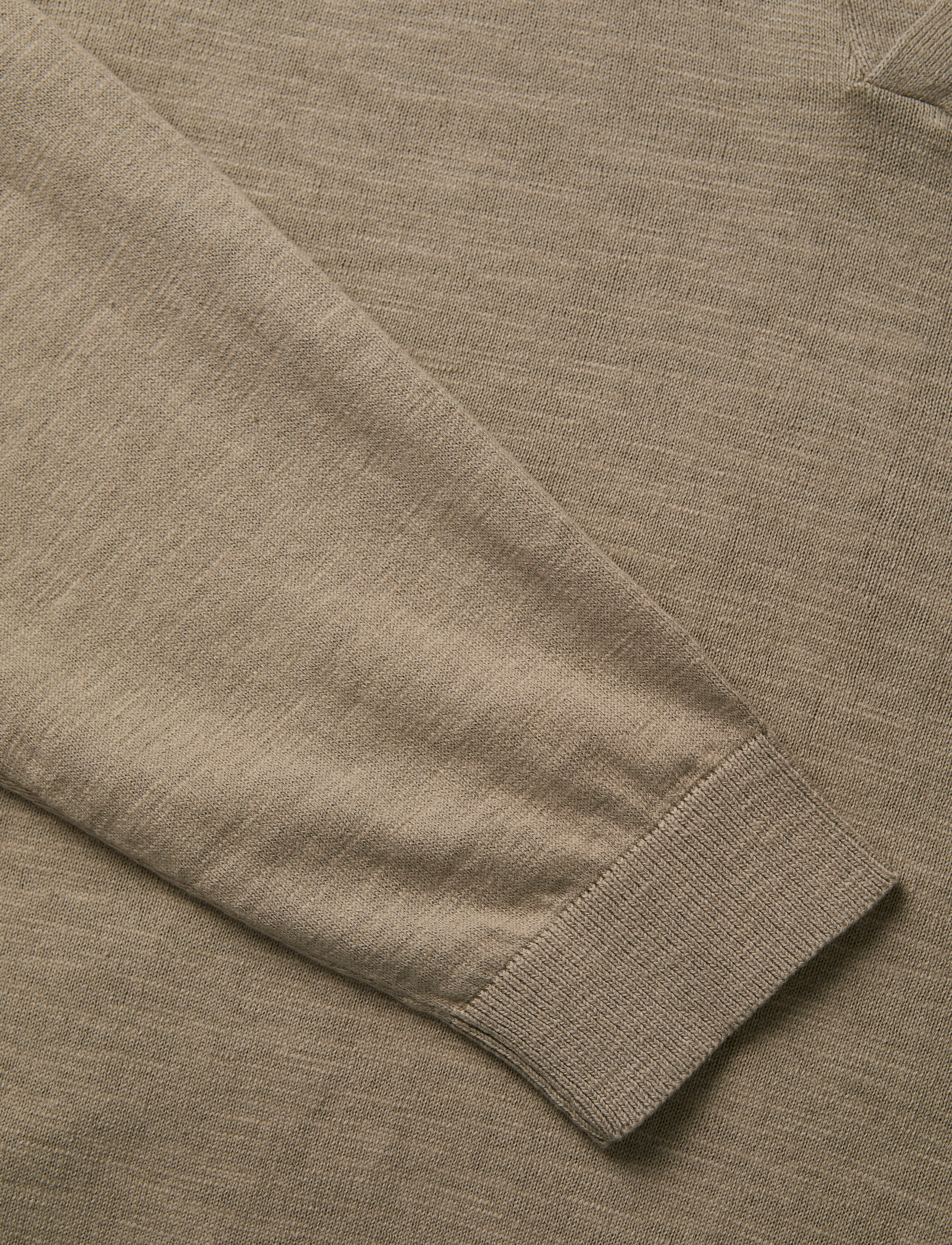 Jack & Jones - JJCOLIN SLUB KNIT POLO LS - poloer i strik med lange ærmer - crockery - 1